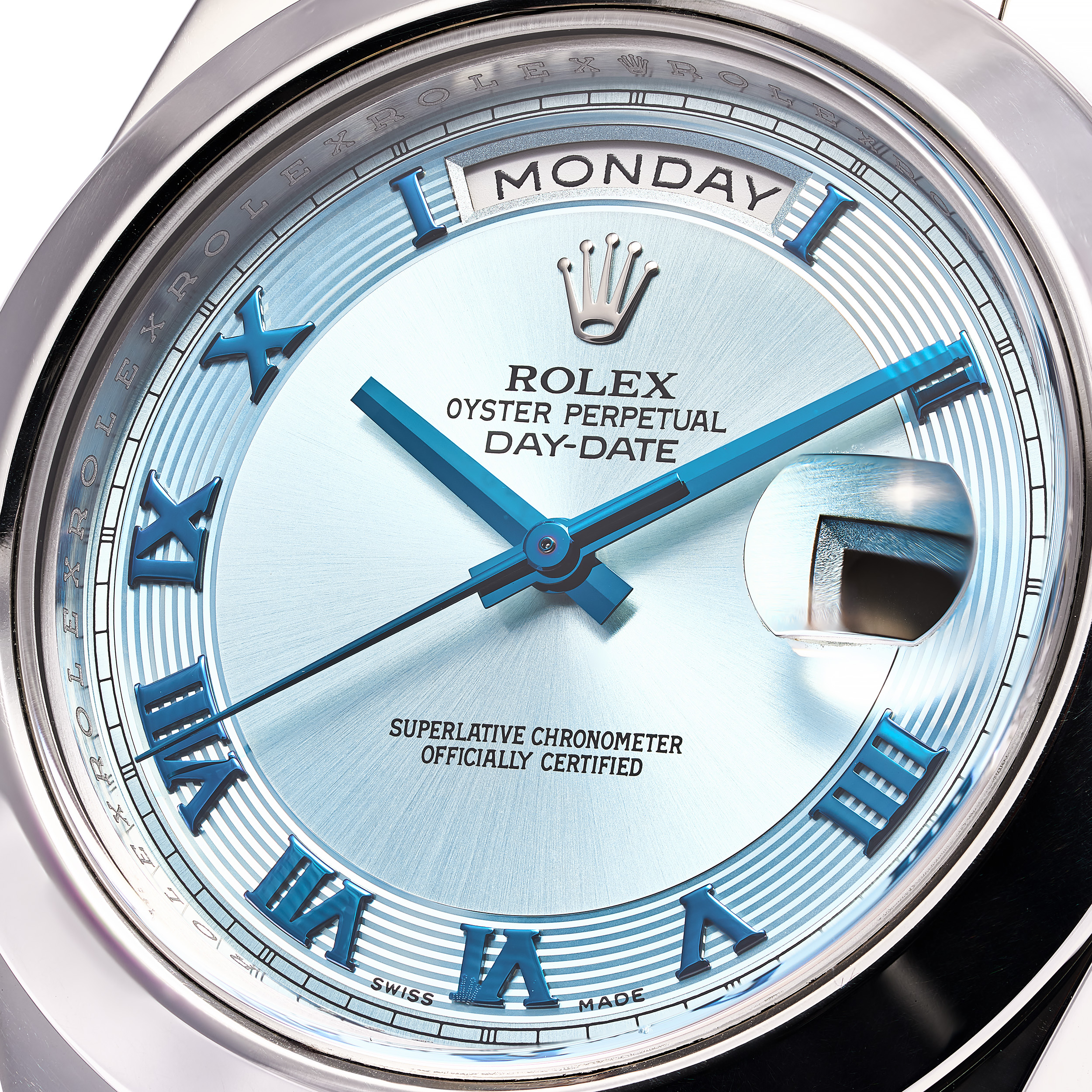 Day-Date II 41 Ice Blau