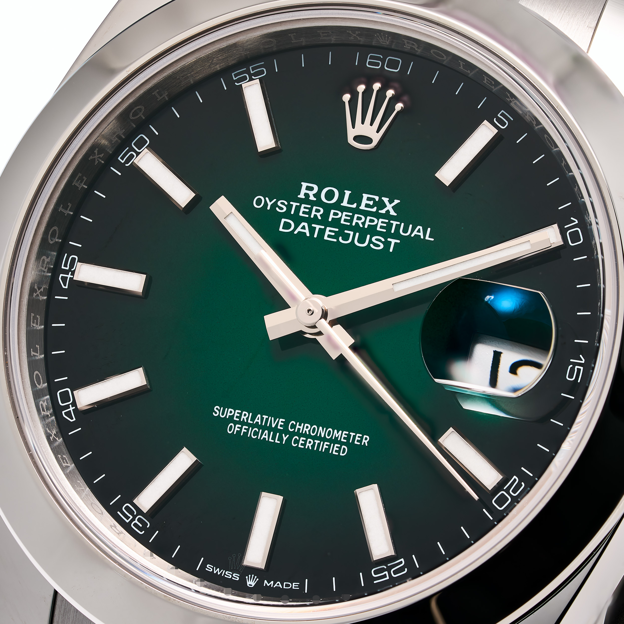 Datejust 41 Ombre Grün