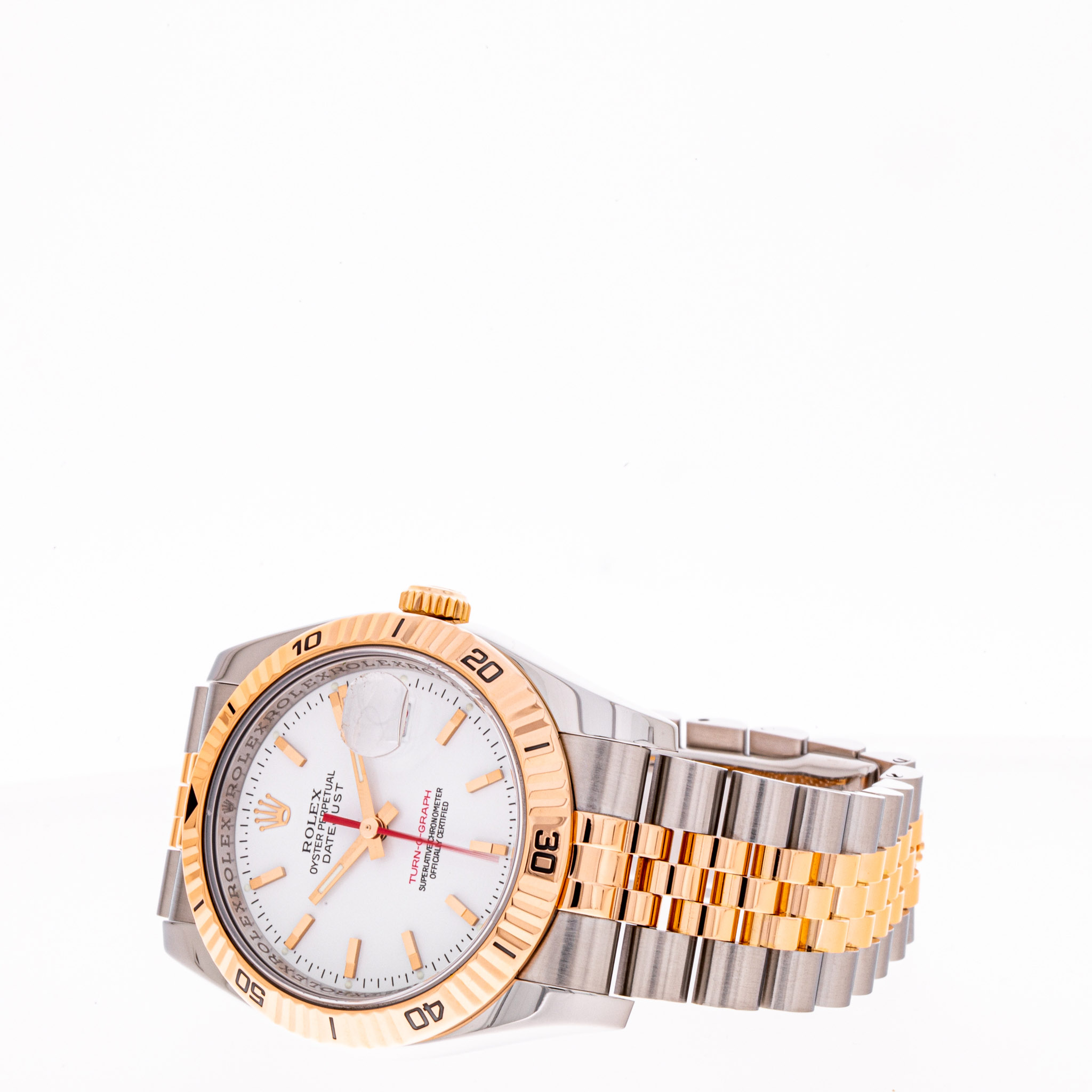 Datejust Turn-O-Graph 36 Weiß