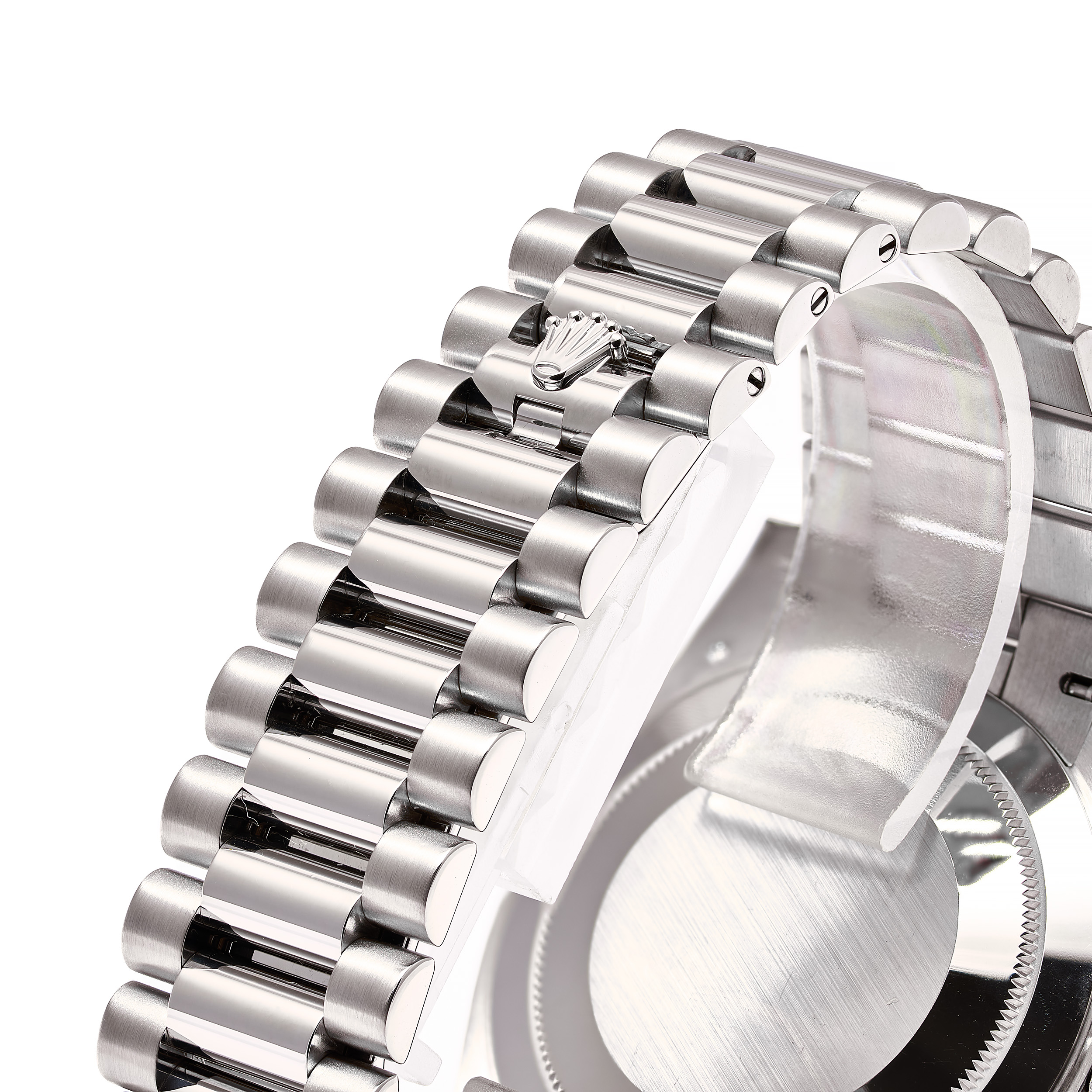 Day-Date 40 Weißgold Diamant Baguette