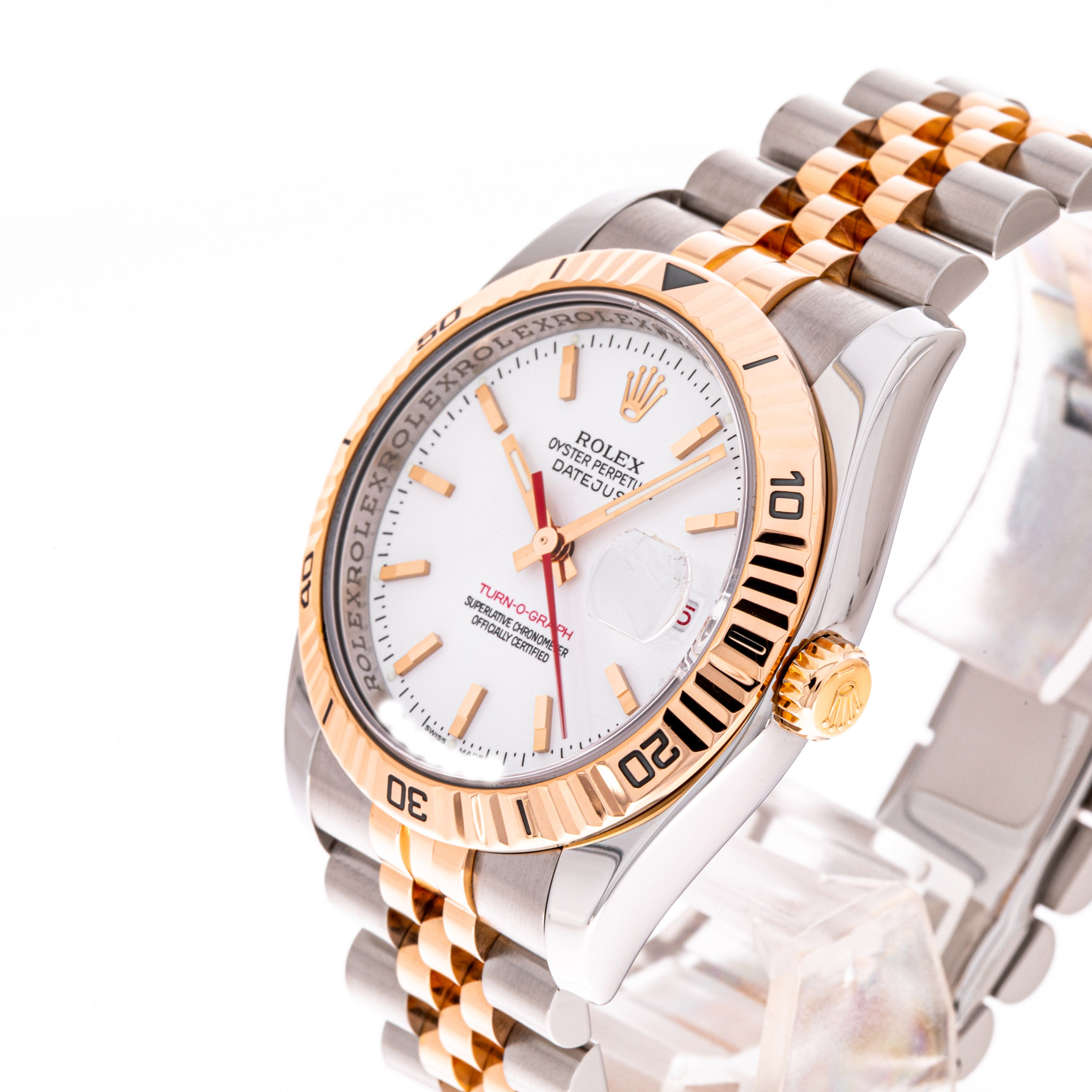 Datejust Turn-O-Graph 36 Weiß