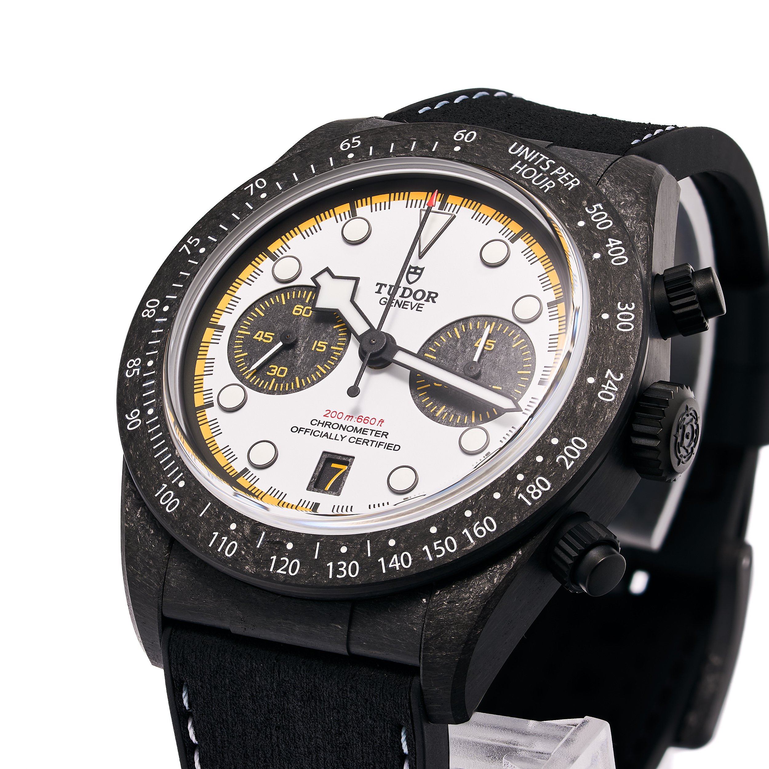 Black Bay Chrono Carbon Limited Weiß
