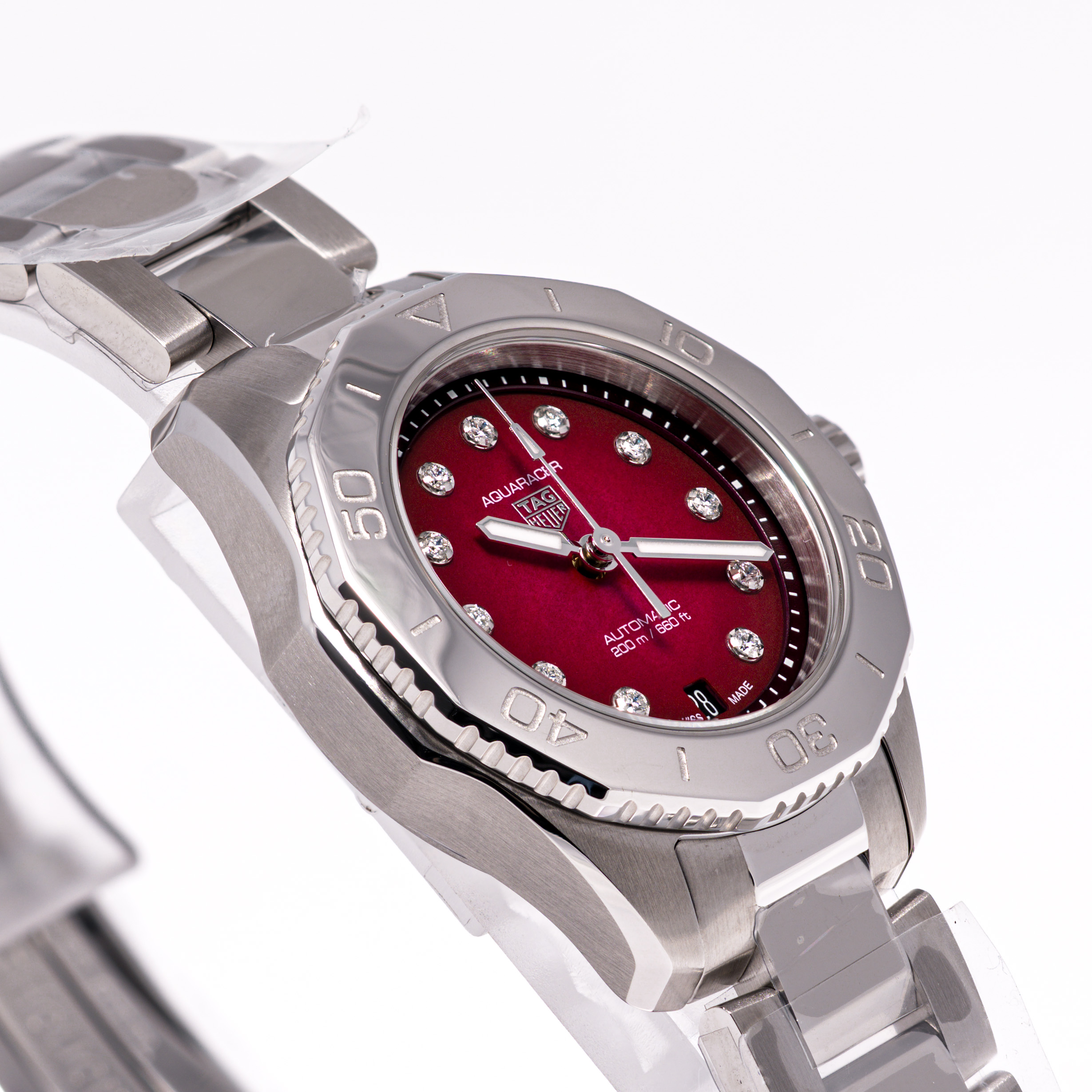 Aquaracer 200 Pink 30 Diamant