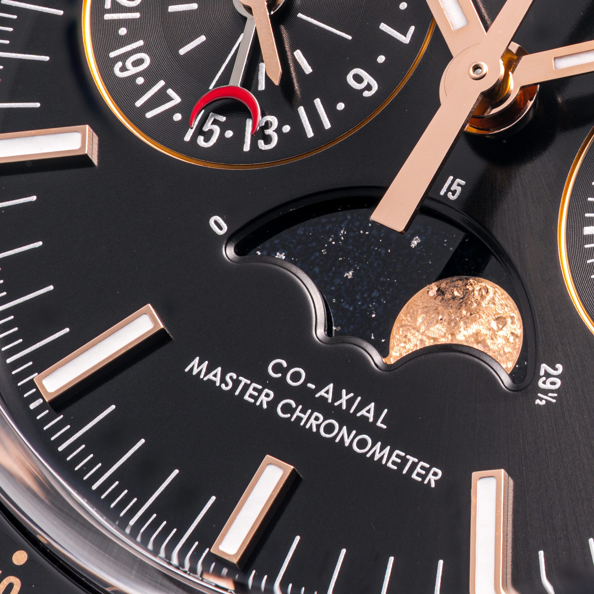 Speedmaster Moonphase Roségold 44