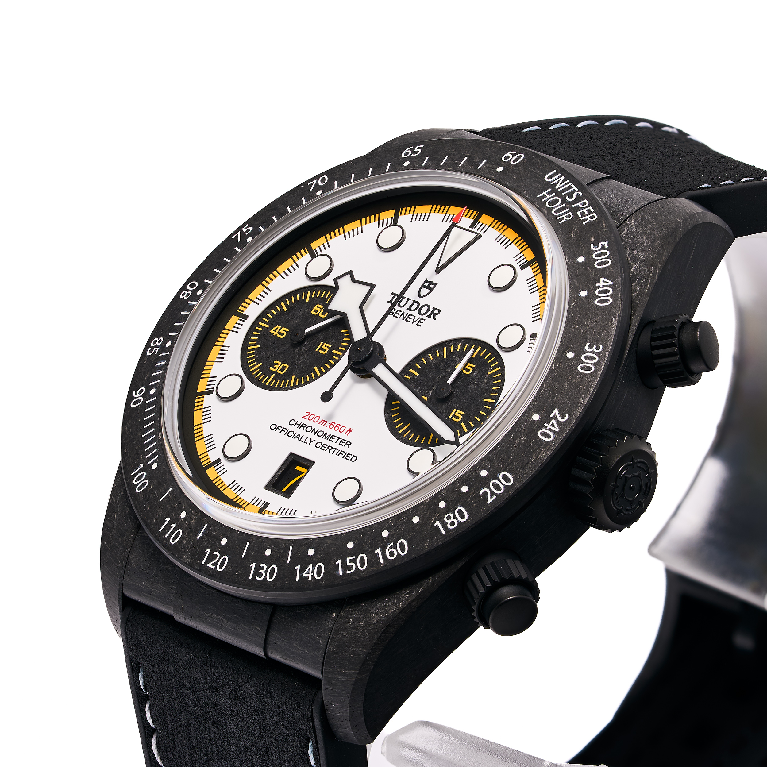 Black Bay Chrono Carbon Limited Weiß