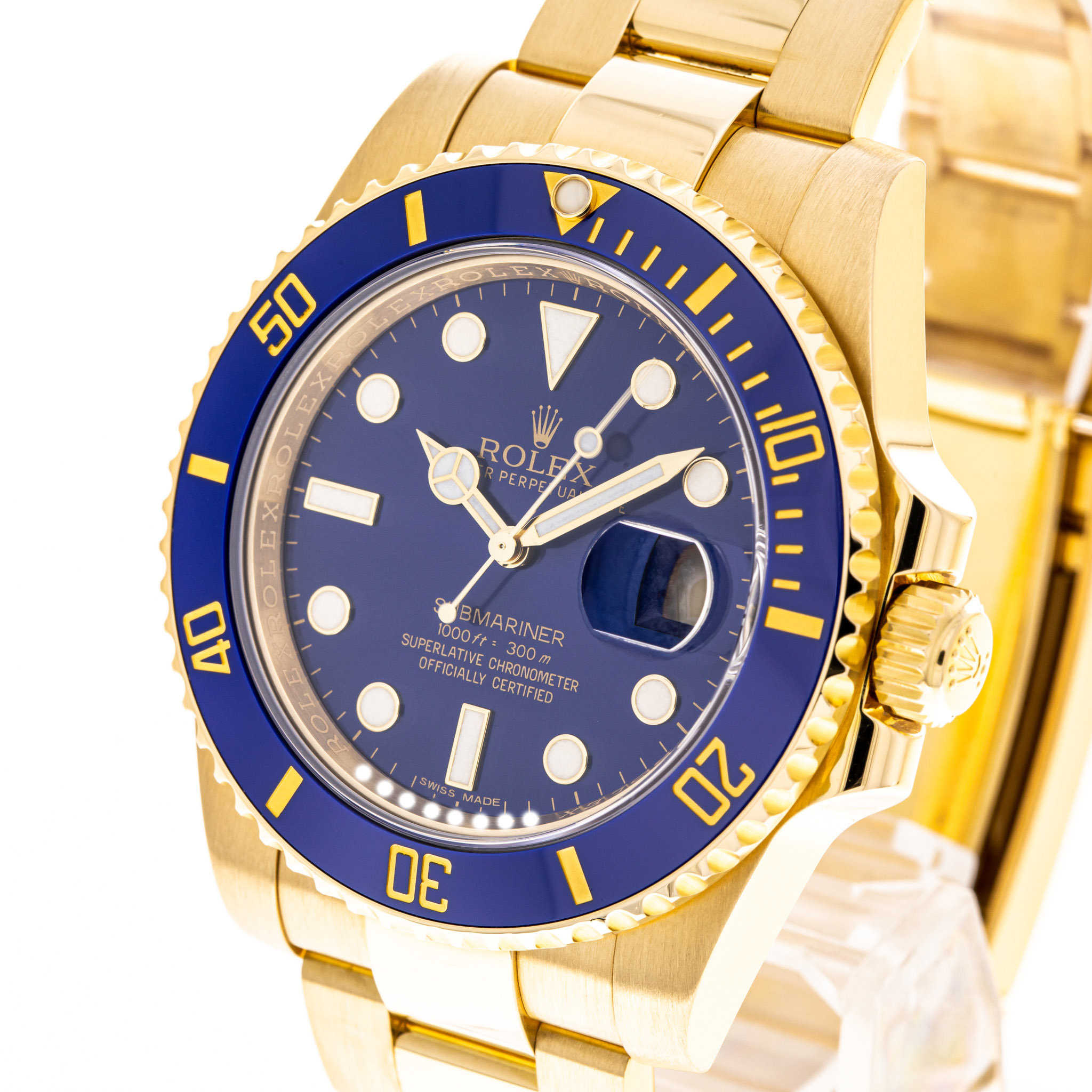 Submariner Date 40 Gelbgold Bluesy