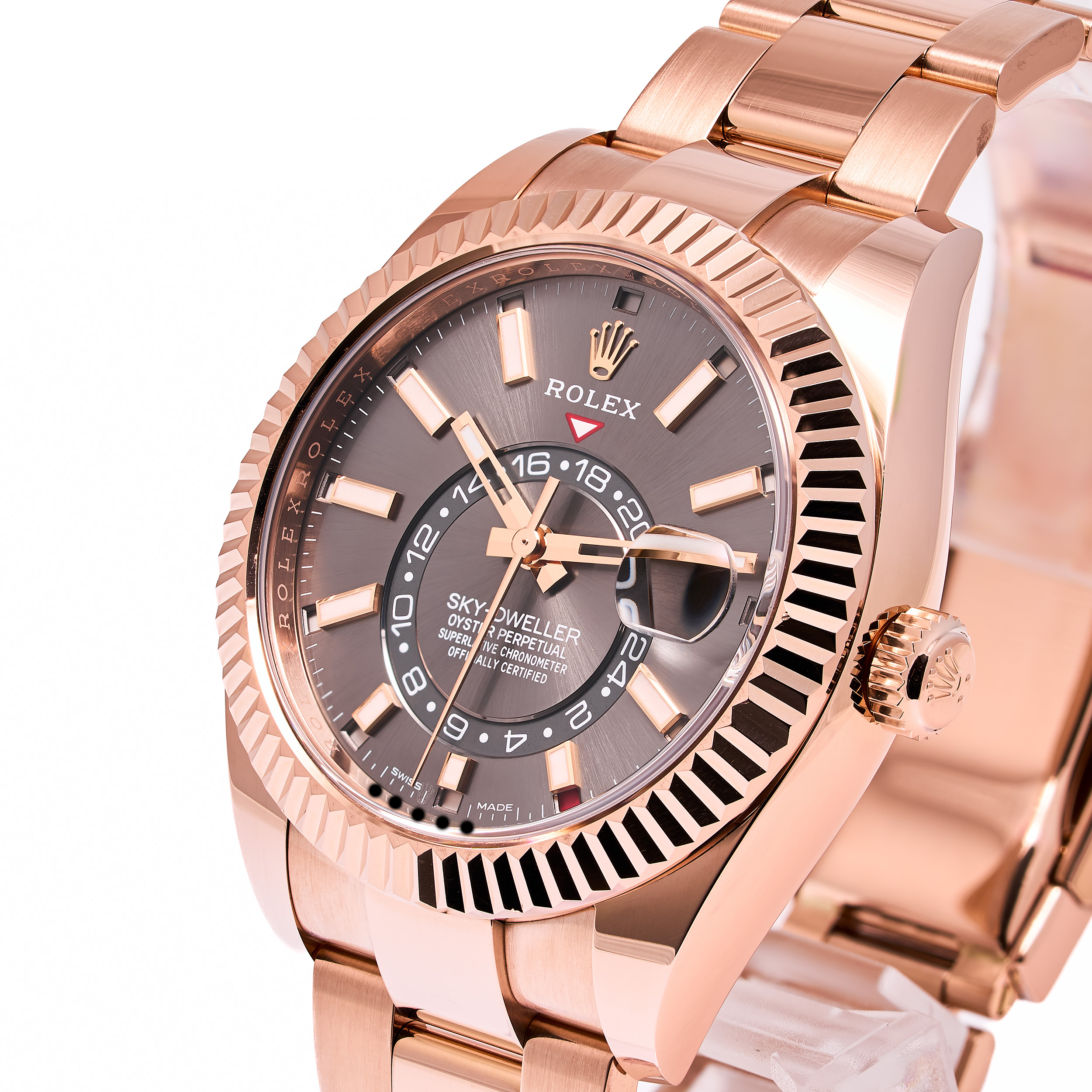 Sky-Dweller Rosegold 42 Grau