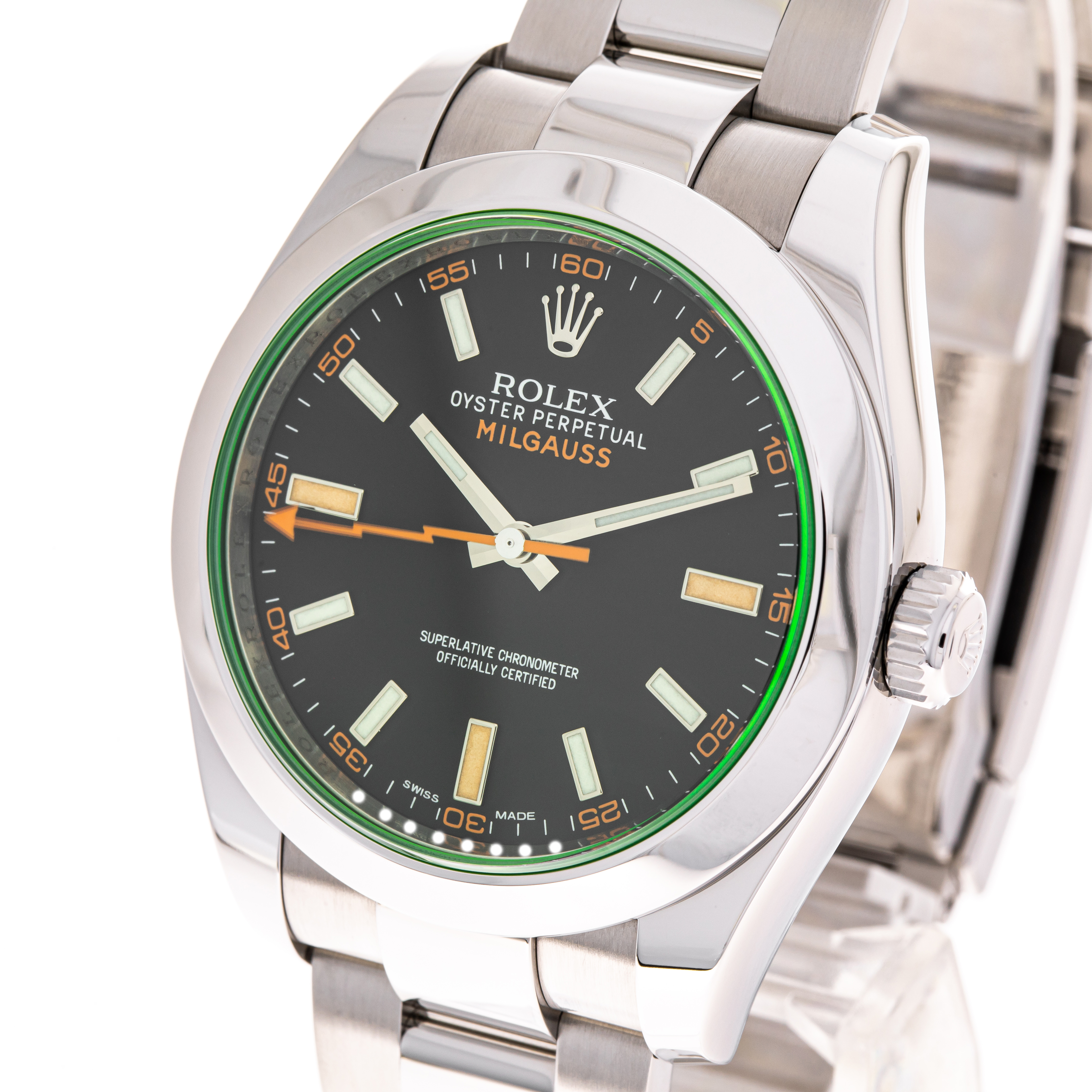Milgauss 40 Schwarz Orange