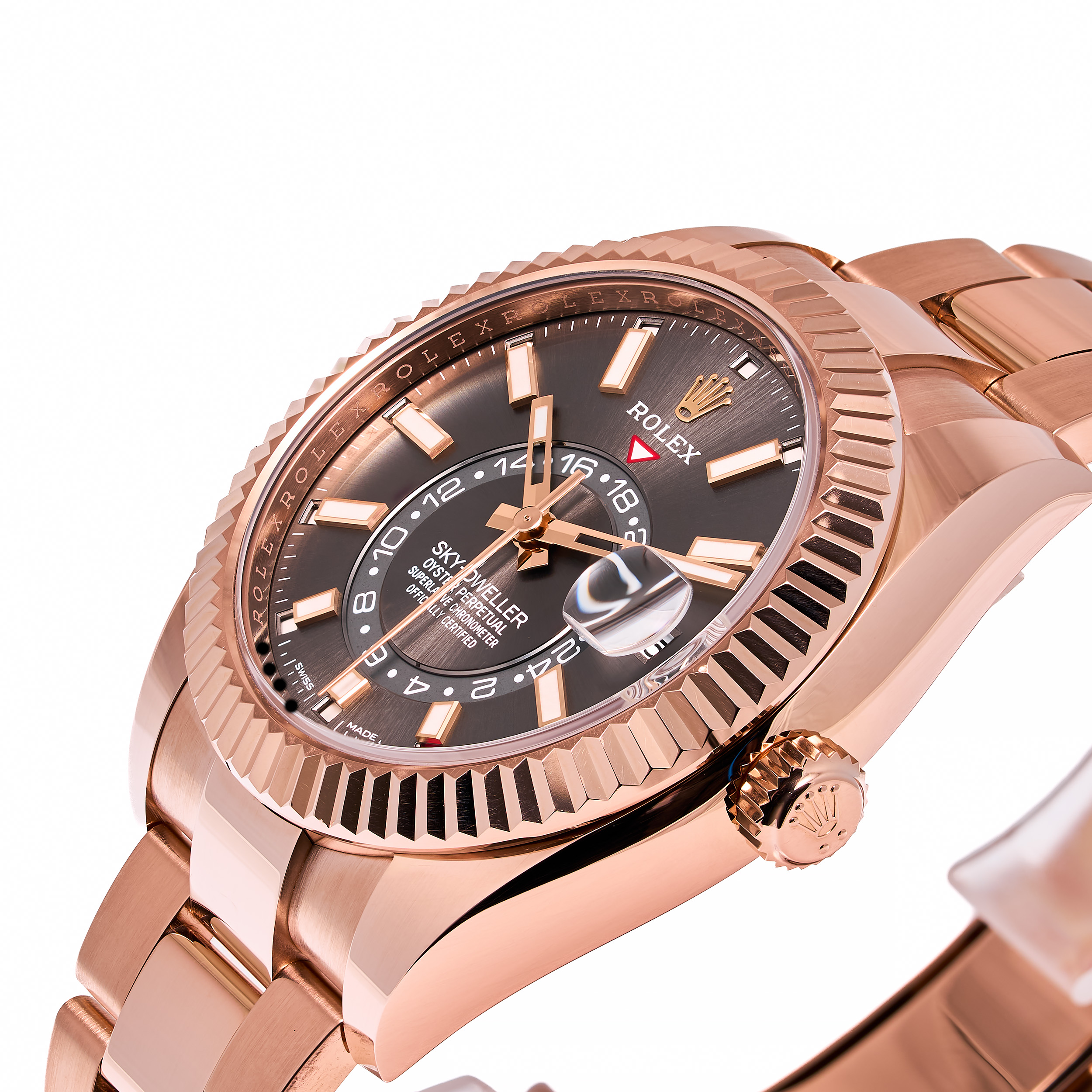 Sky-Dweller Rosegold 42 Grau
