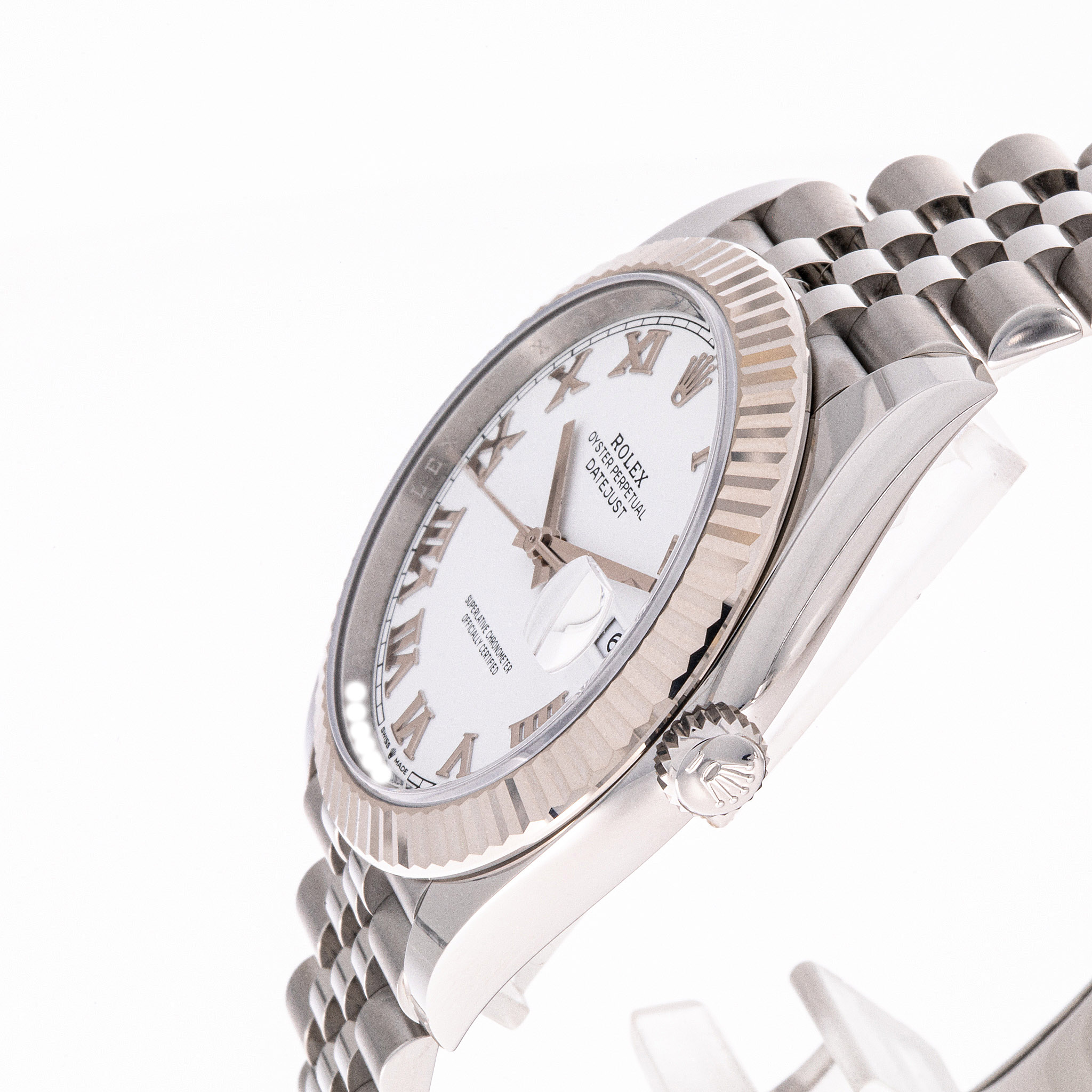 Datejust 41 Weiß Römisch Jubilee
