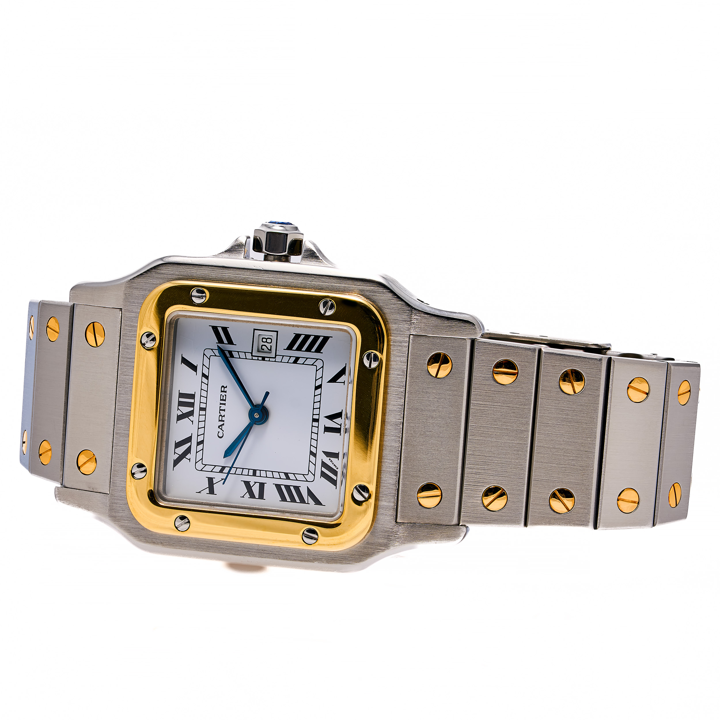 Santos Carree 29 Stahl/Gold