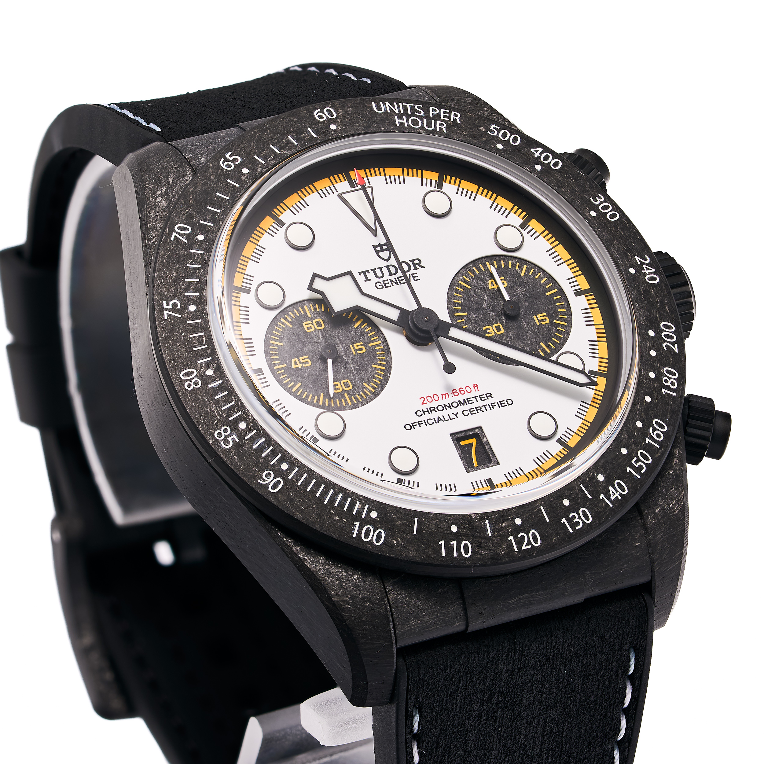 Black Bay Chrono Carbon Limited Weiß
