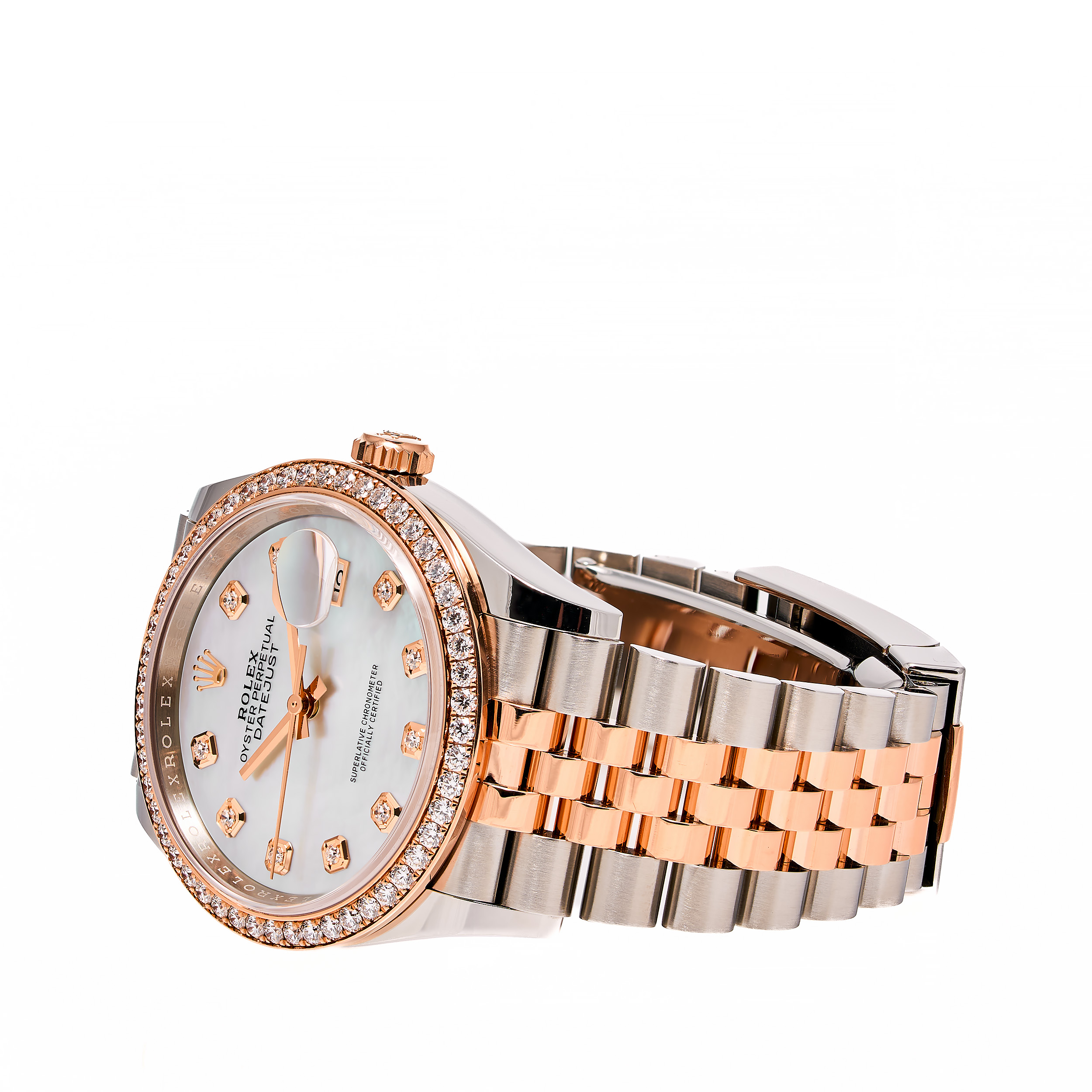 Datejust 36 Perlmutt – Original Diamanten
