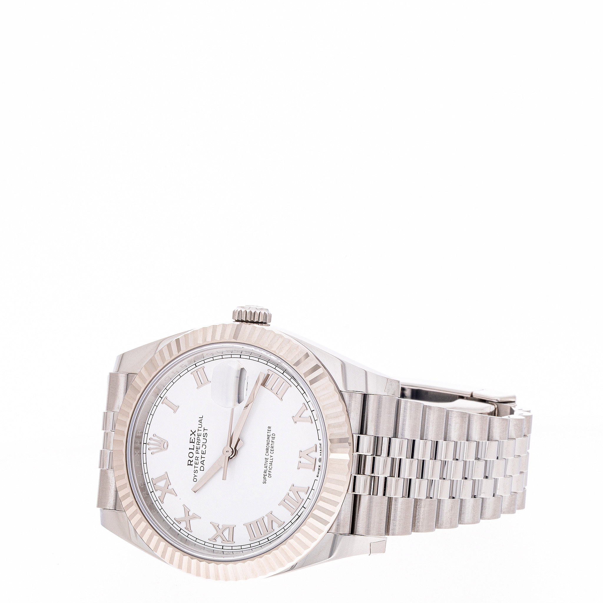 Datejust 41 Weiß Römisch Jubilee