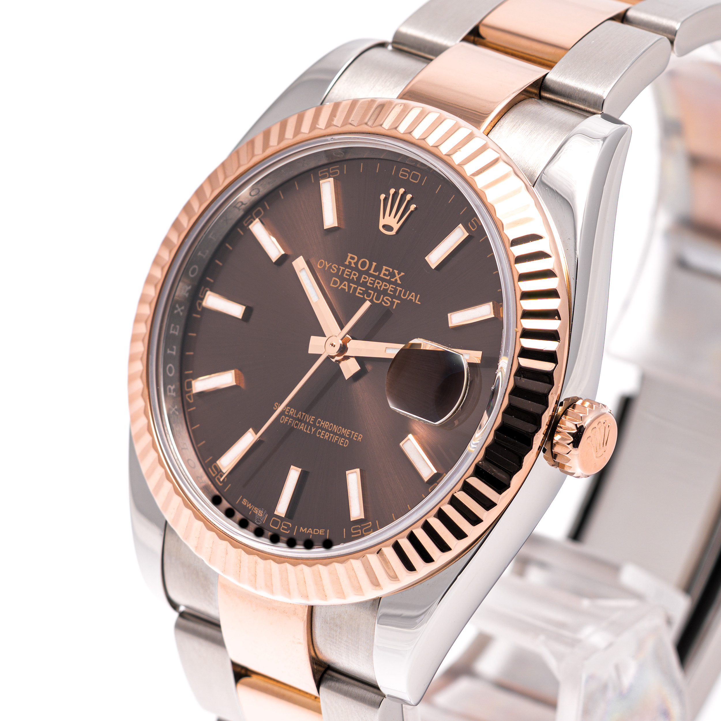 Datejust 41 Chocolate Oyster Stahl/Roségold