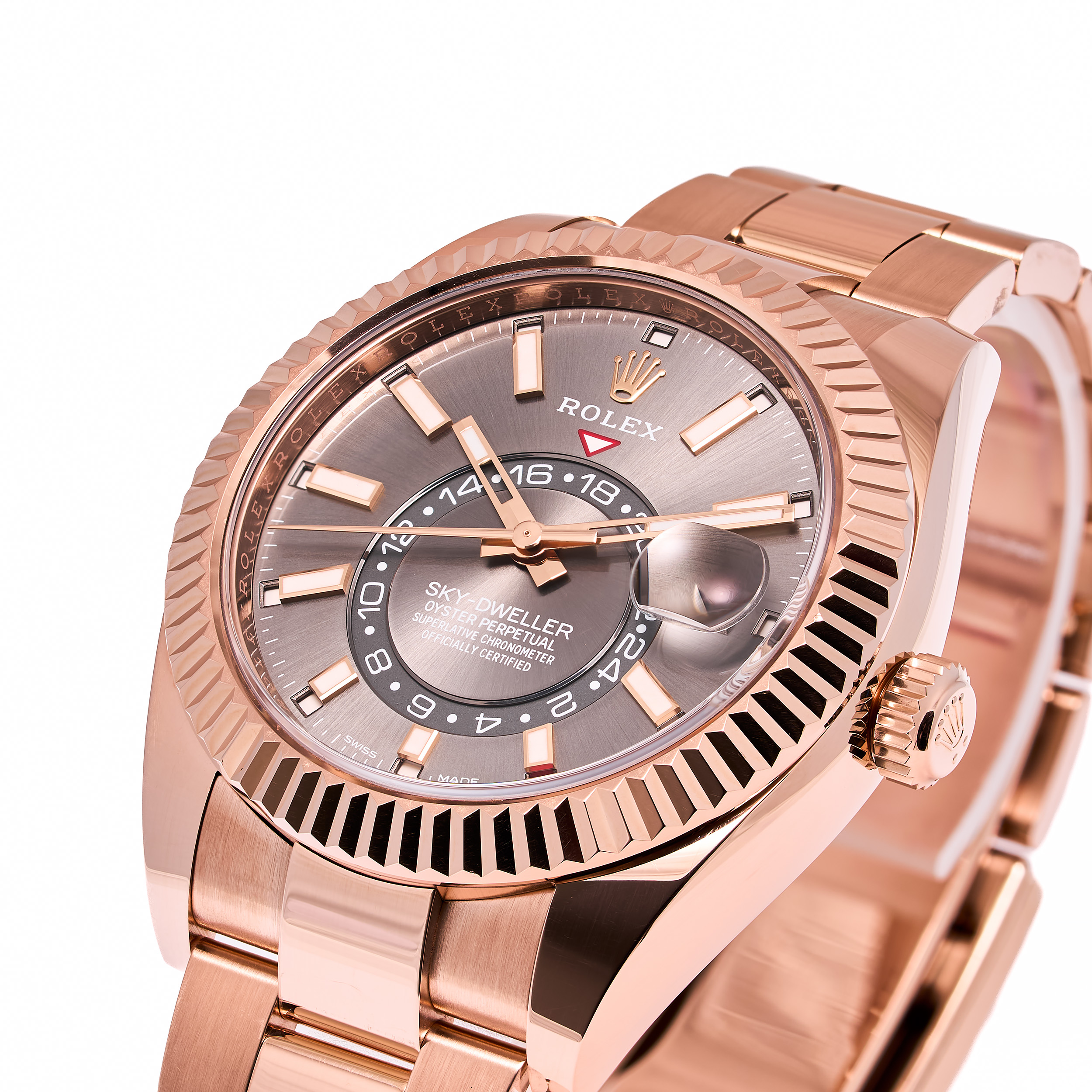 Sky-Dweller Rosegold 42 Grau