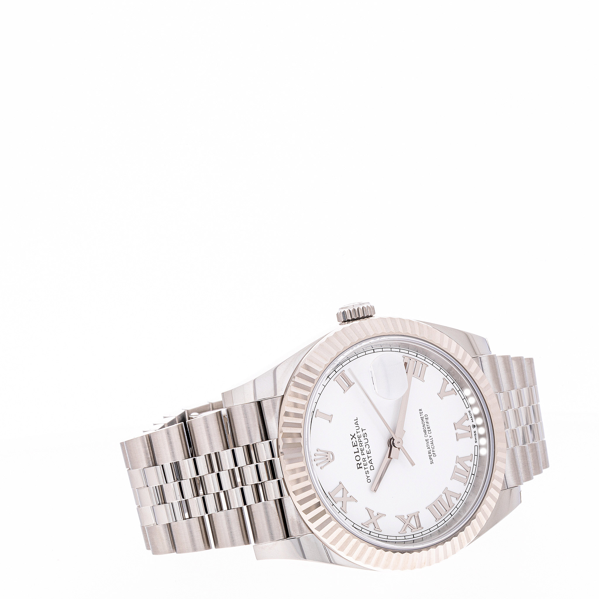 Datejust 41 Weiß Römisch Jubilee