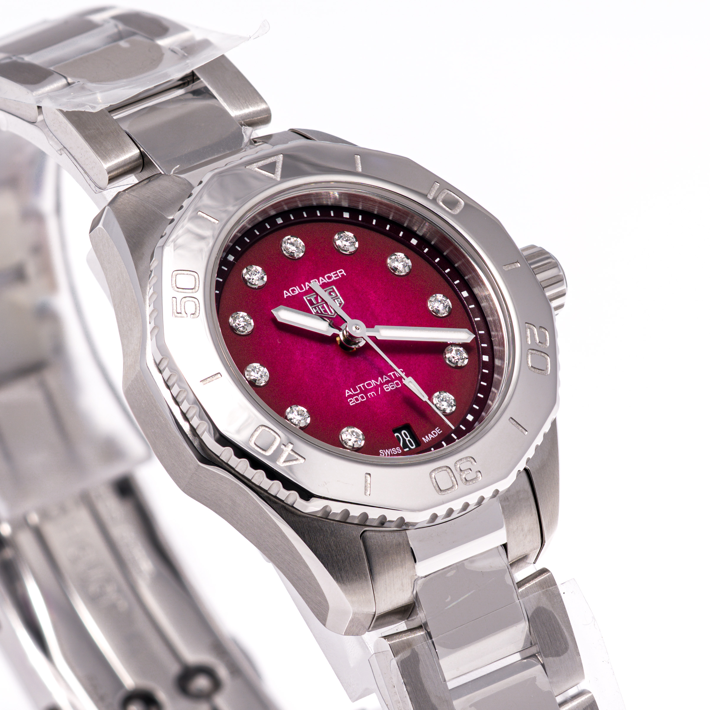 Aquaracer 200 Pink 30 Diamant