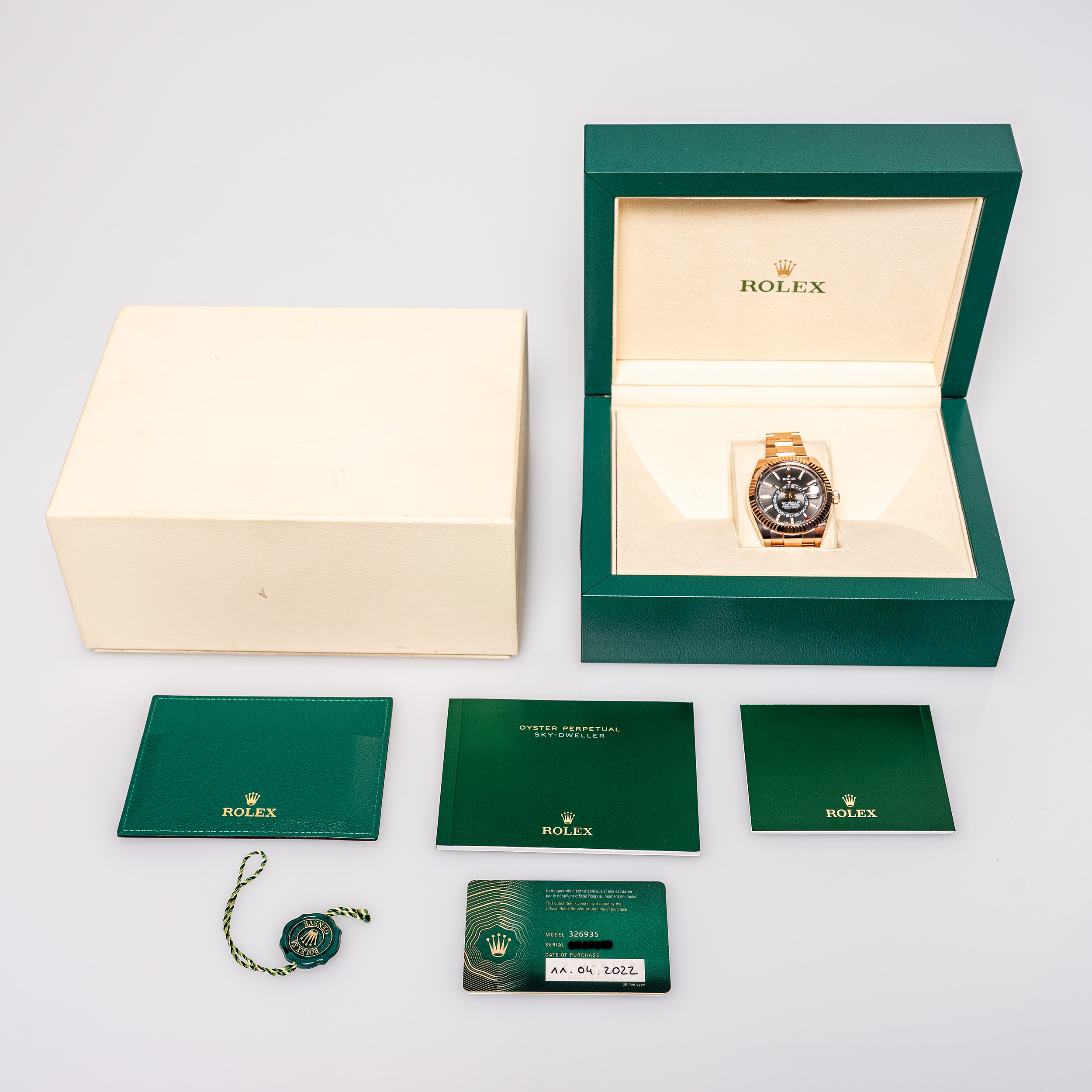 Sky-Dweller Rosegold 42 Grau
