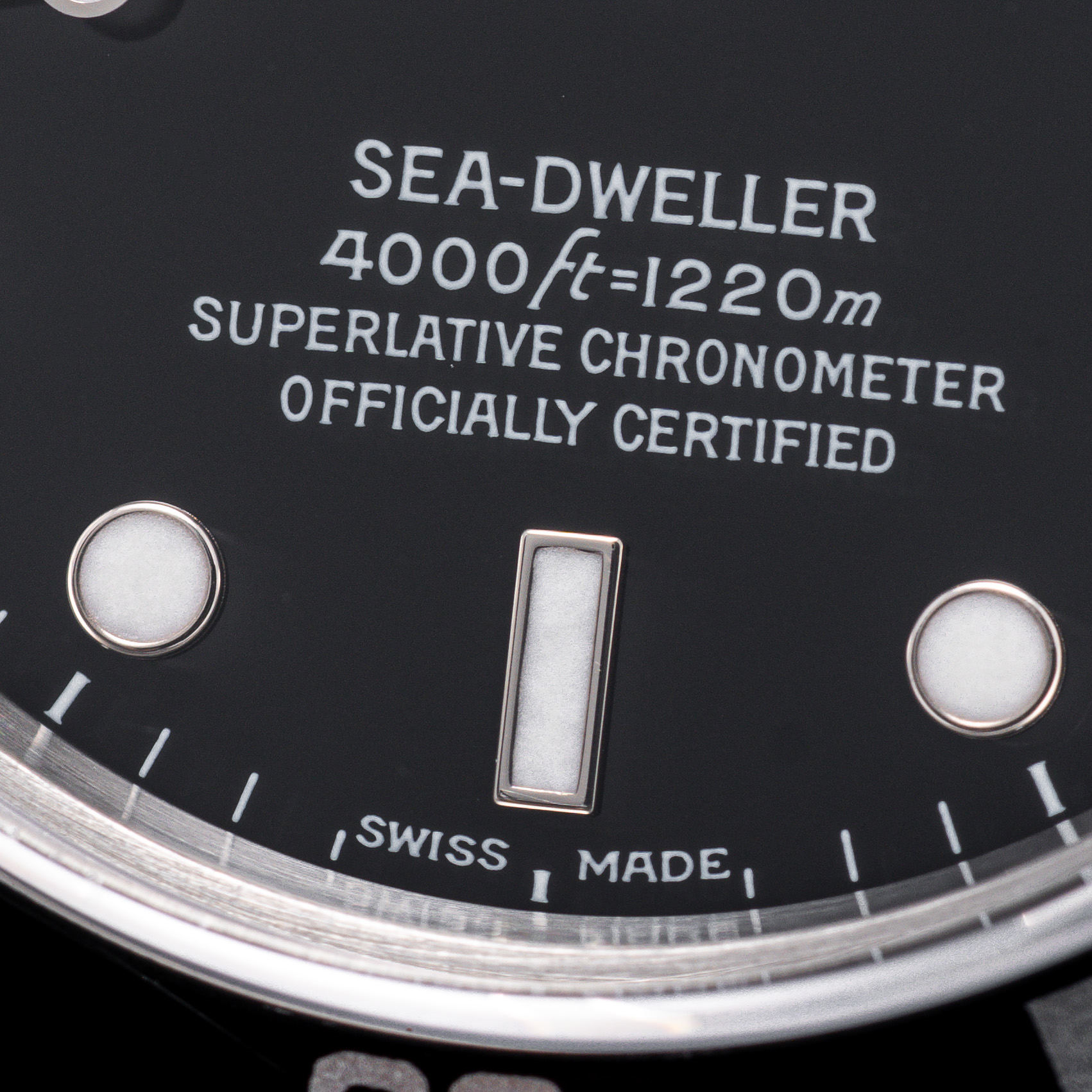 Sea-Dweller 4000 Schwarz 40