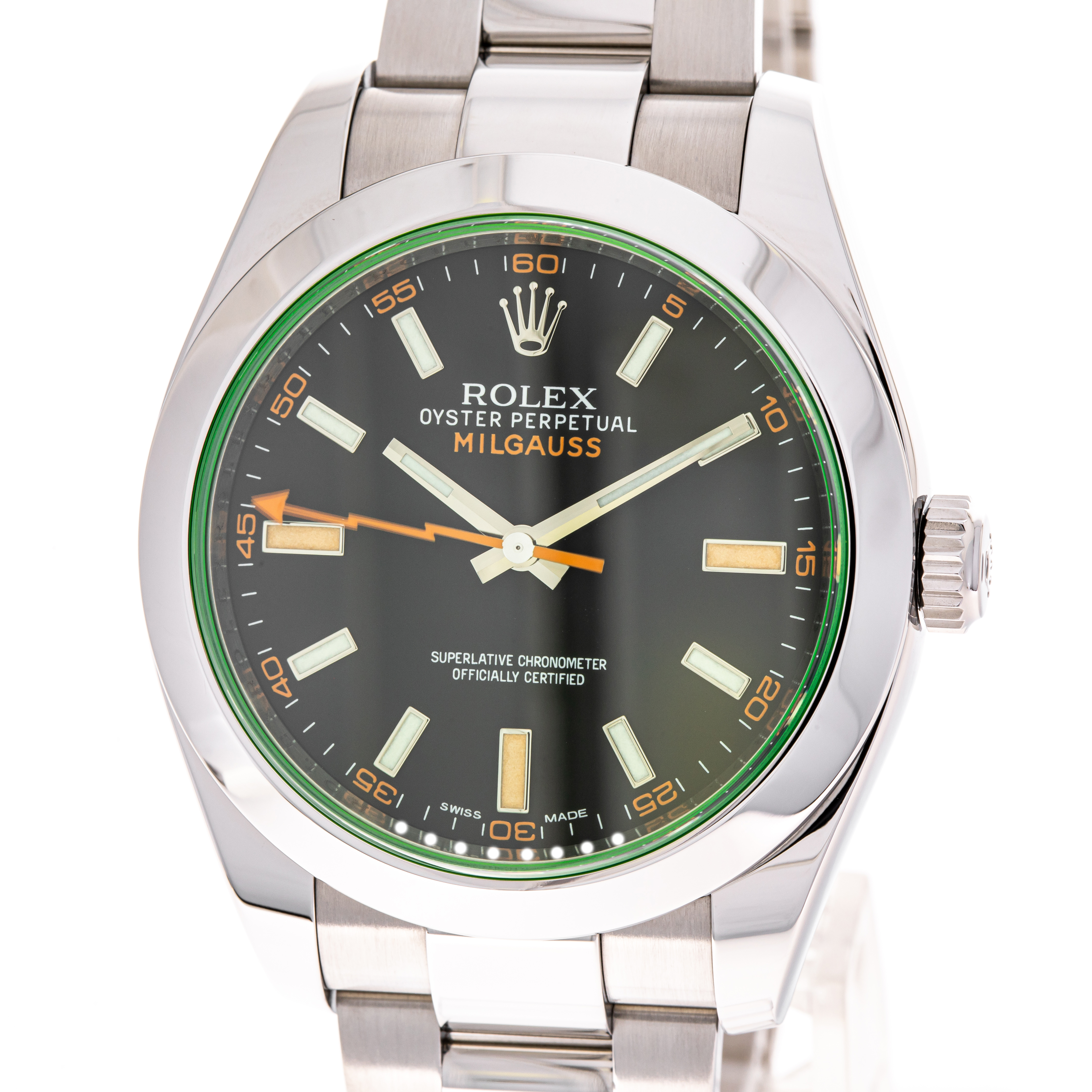 Milgauss 40 Schwarz Orange