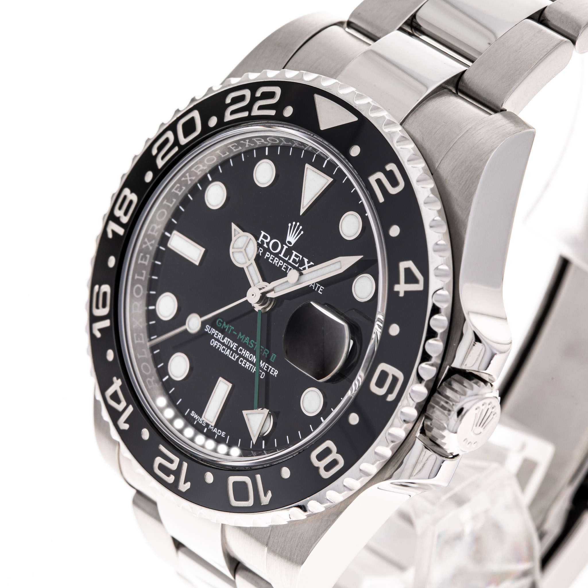 GMT-Master II Schwarz Stahl