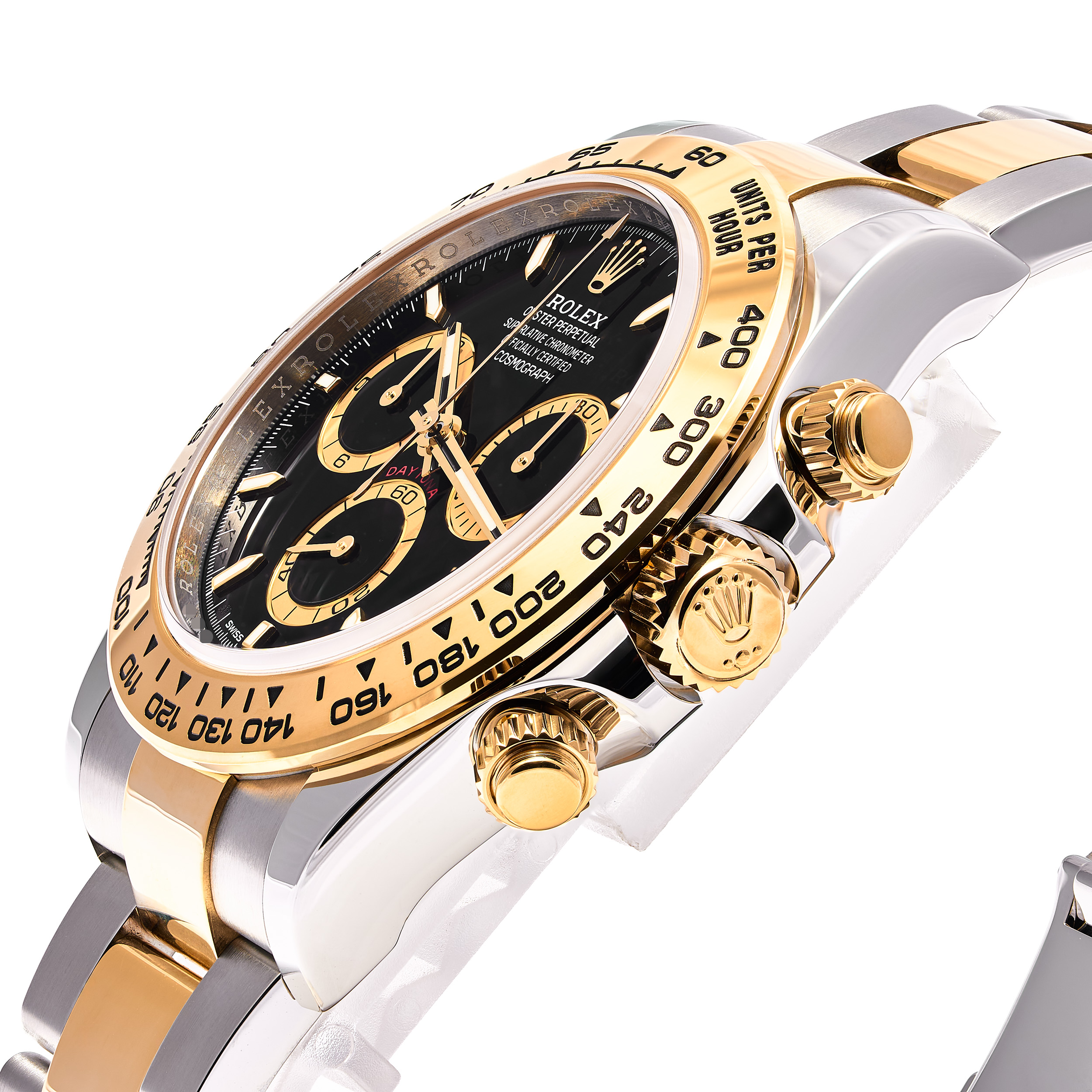Daytona Stahl Gold Schwarz