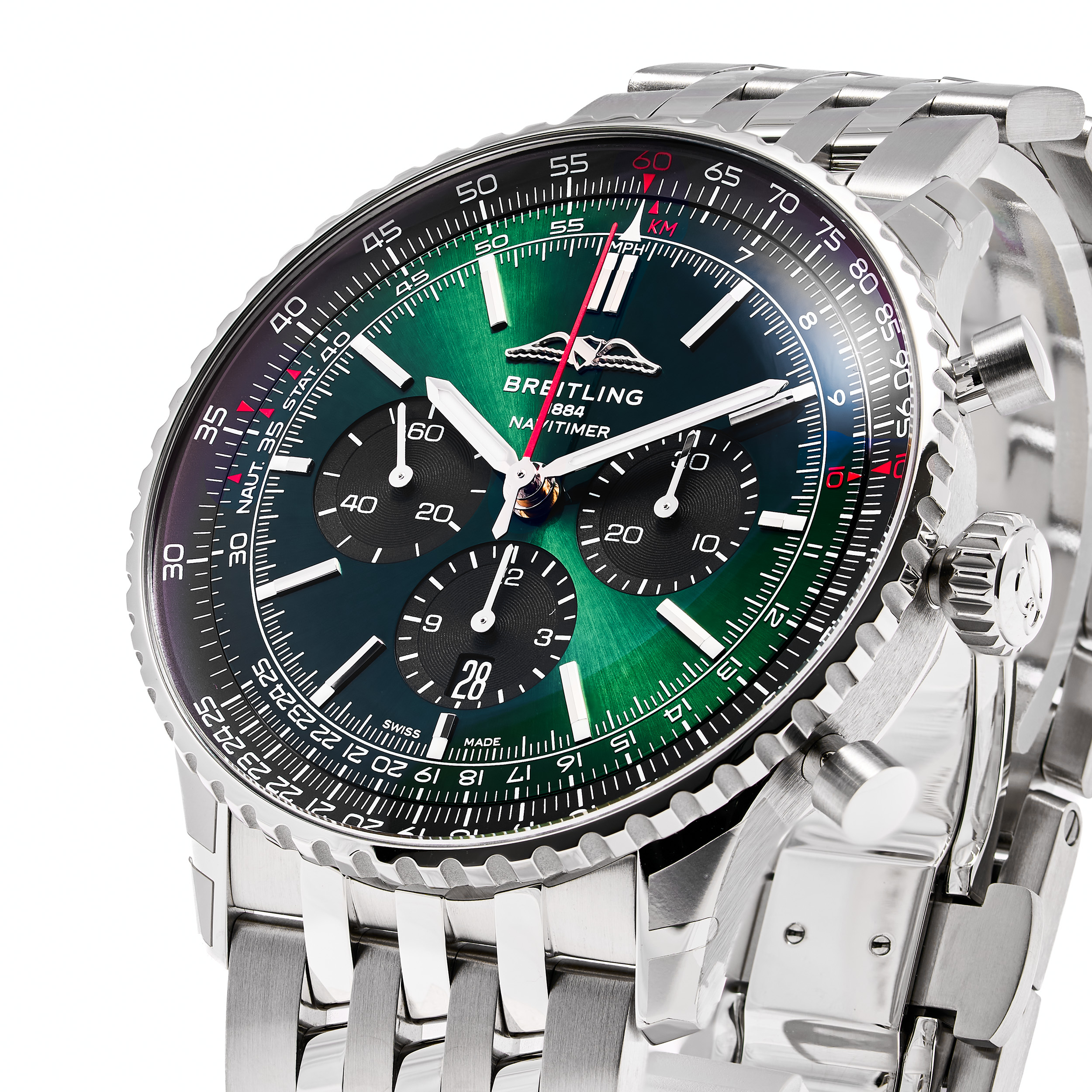 Navitimer 1 B01 Chrono 46 Grün
