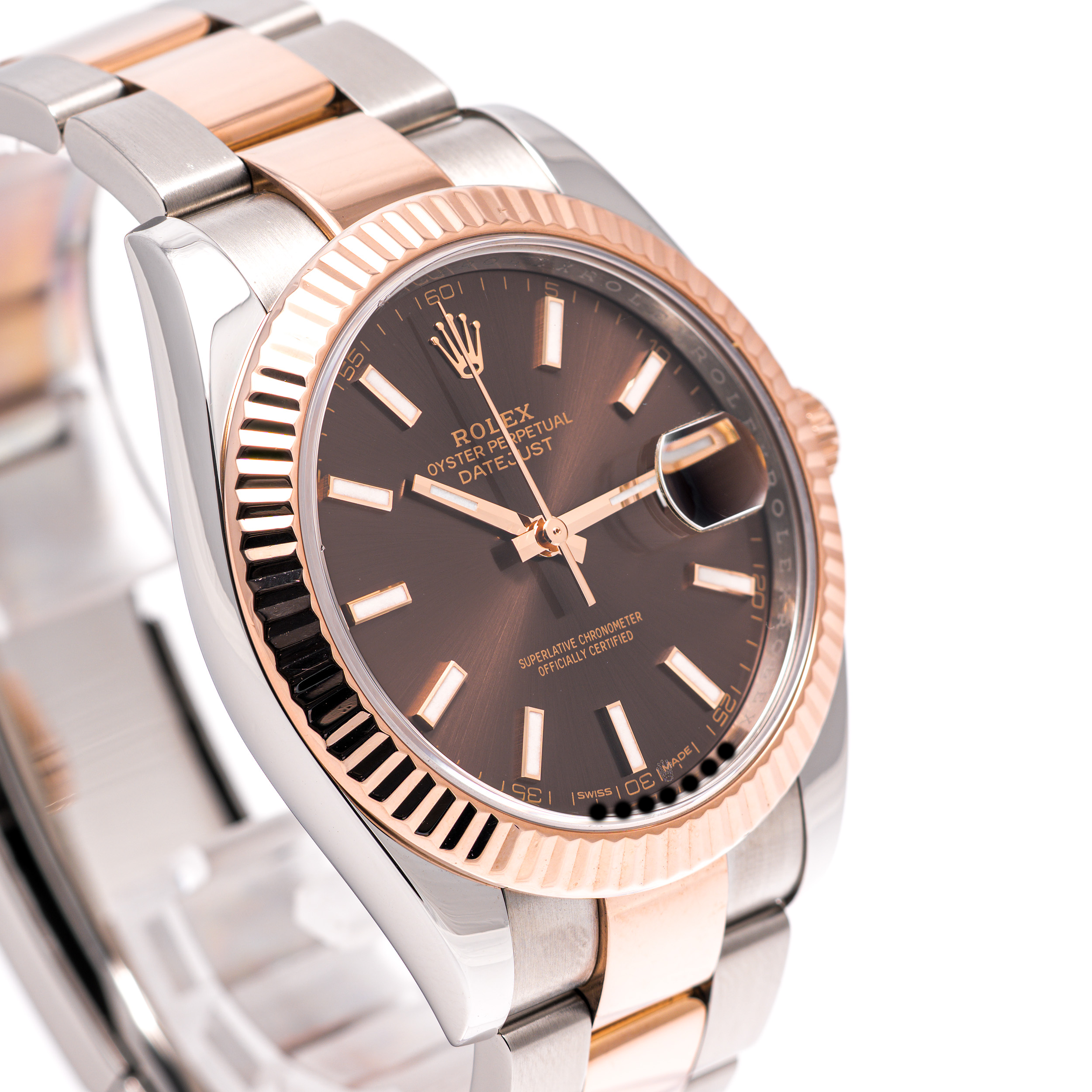 Datejust 41 Chocolate Oyster Stahl/Roségold