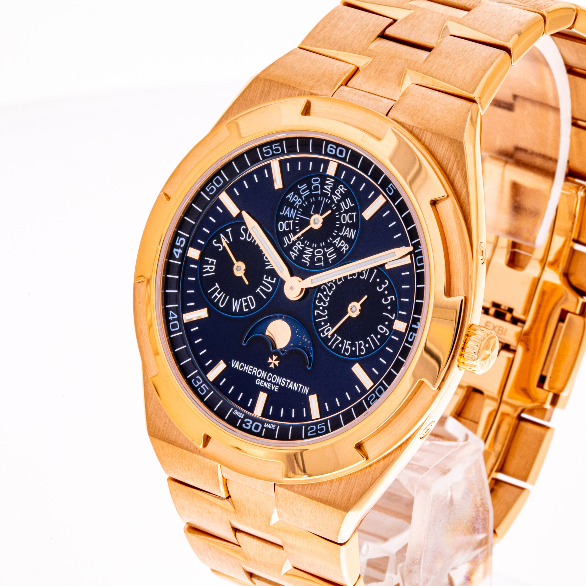 Overseas Perpetual Calendar Blau