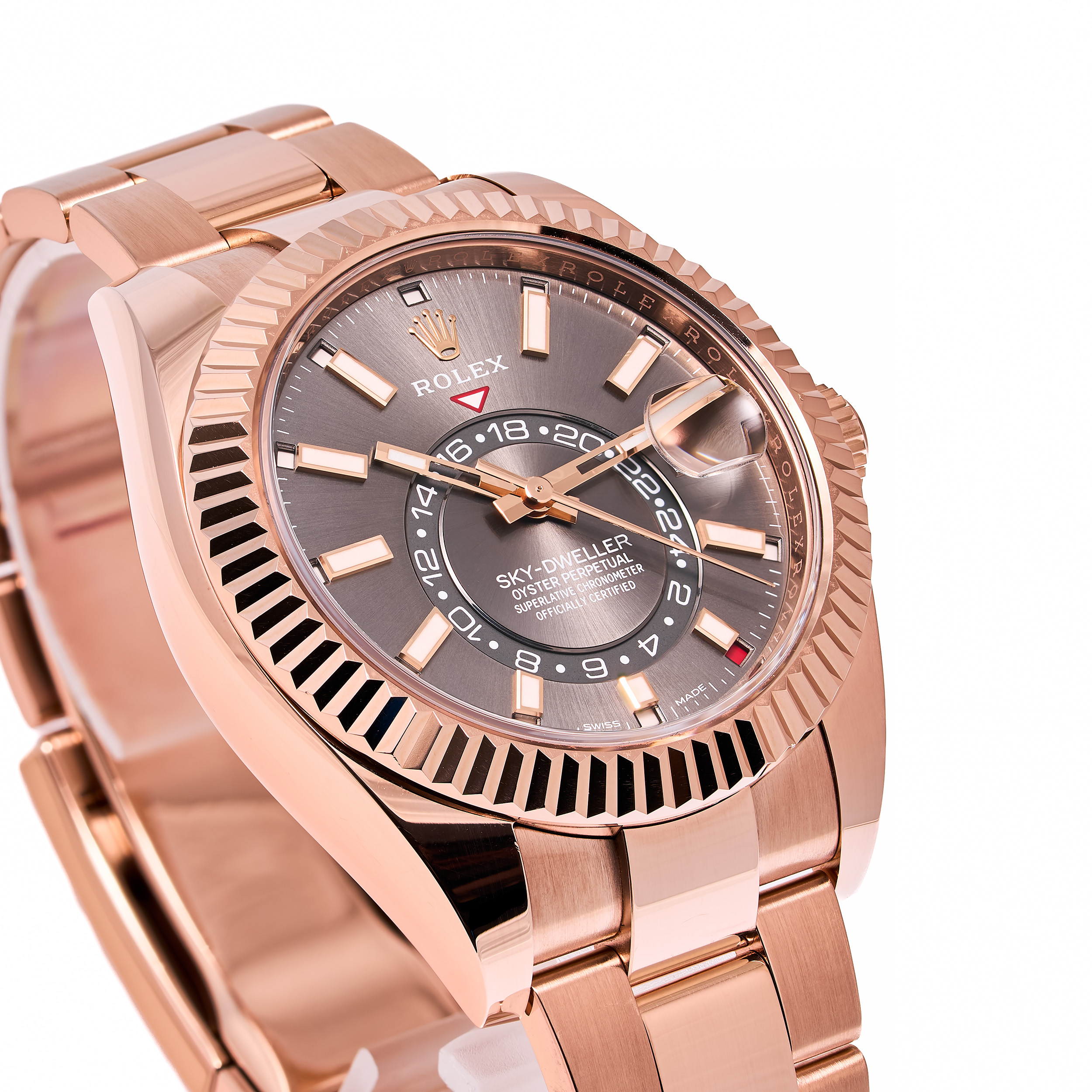 Sky-Dweller Rosegold 42 Grau