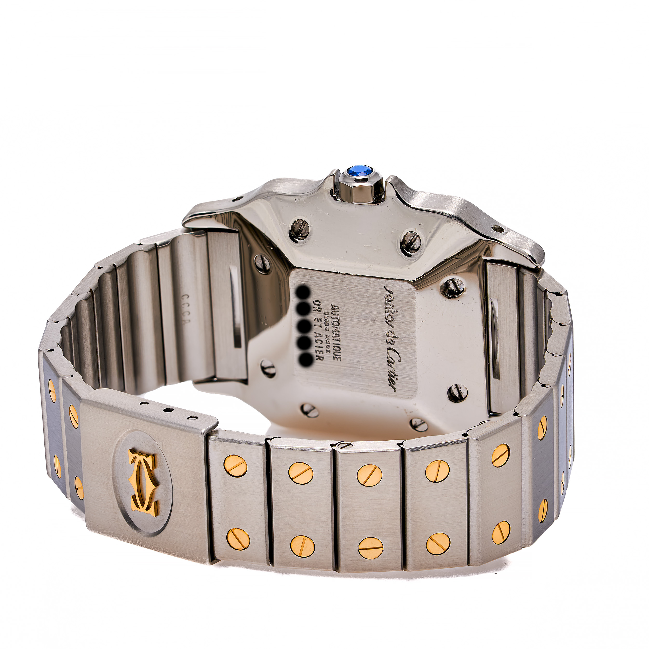 Santos Carree 29 Stahl/Gold