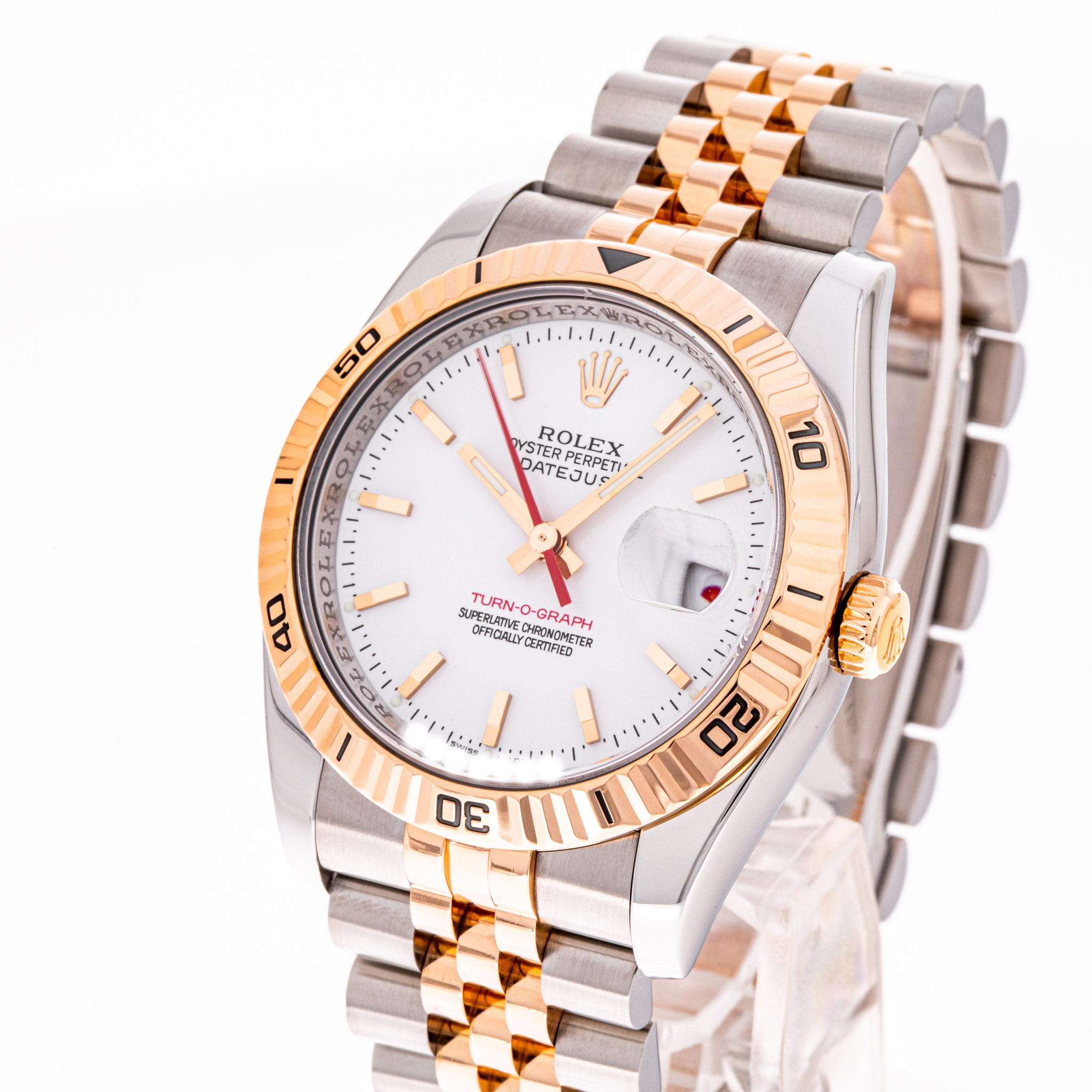 Datejust Turn-O-Graph 36 Weiß