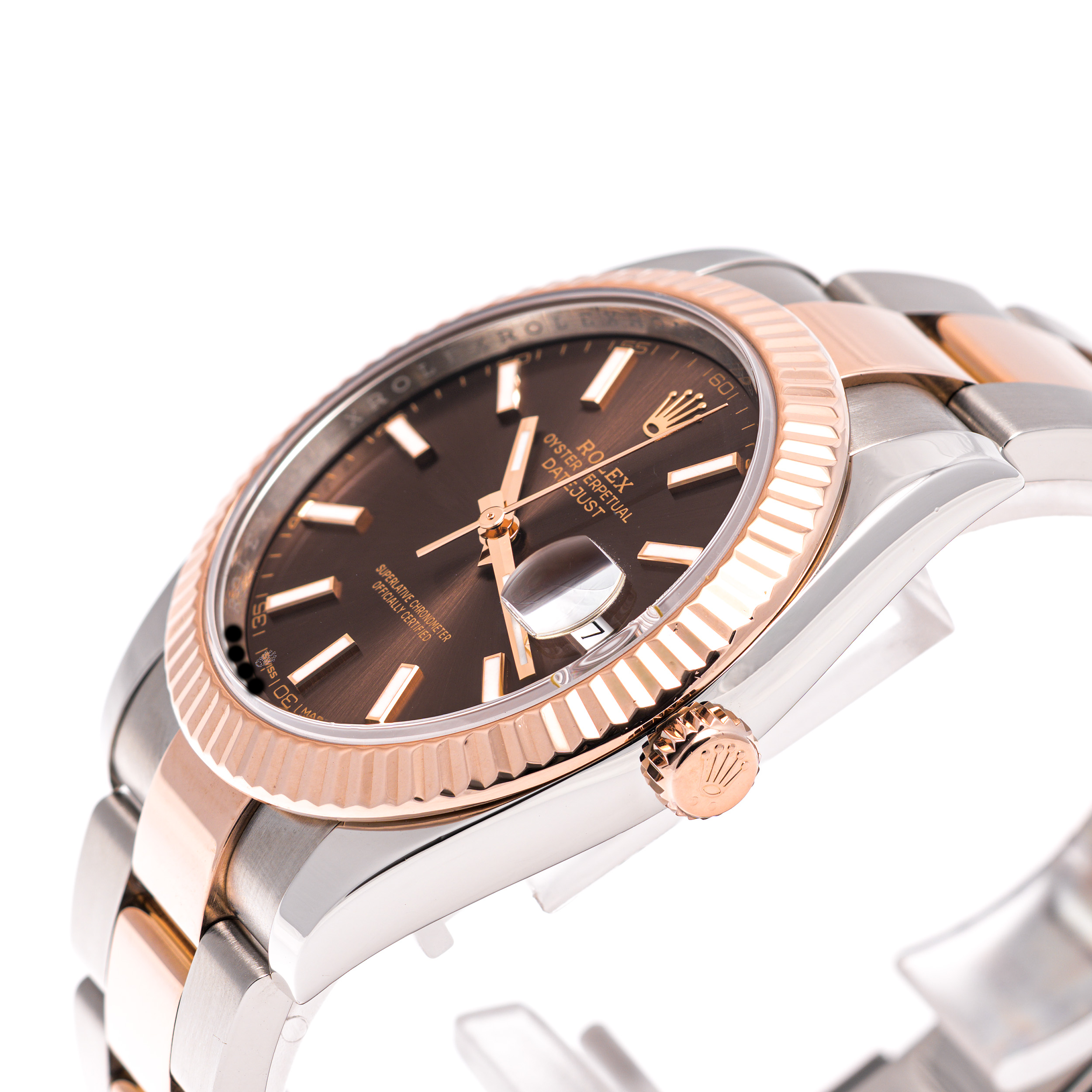 Datejust 41 Chocolate Oyster Stahl/Roségold