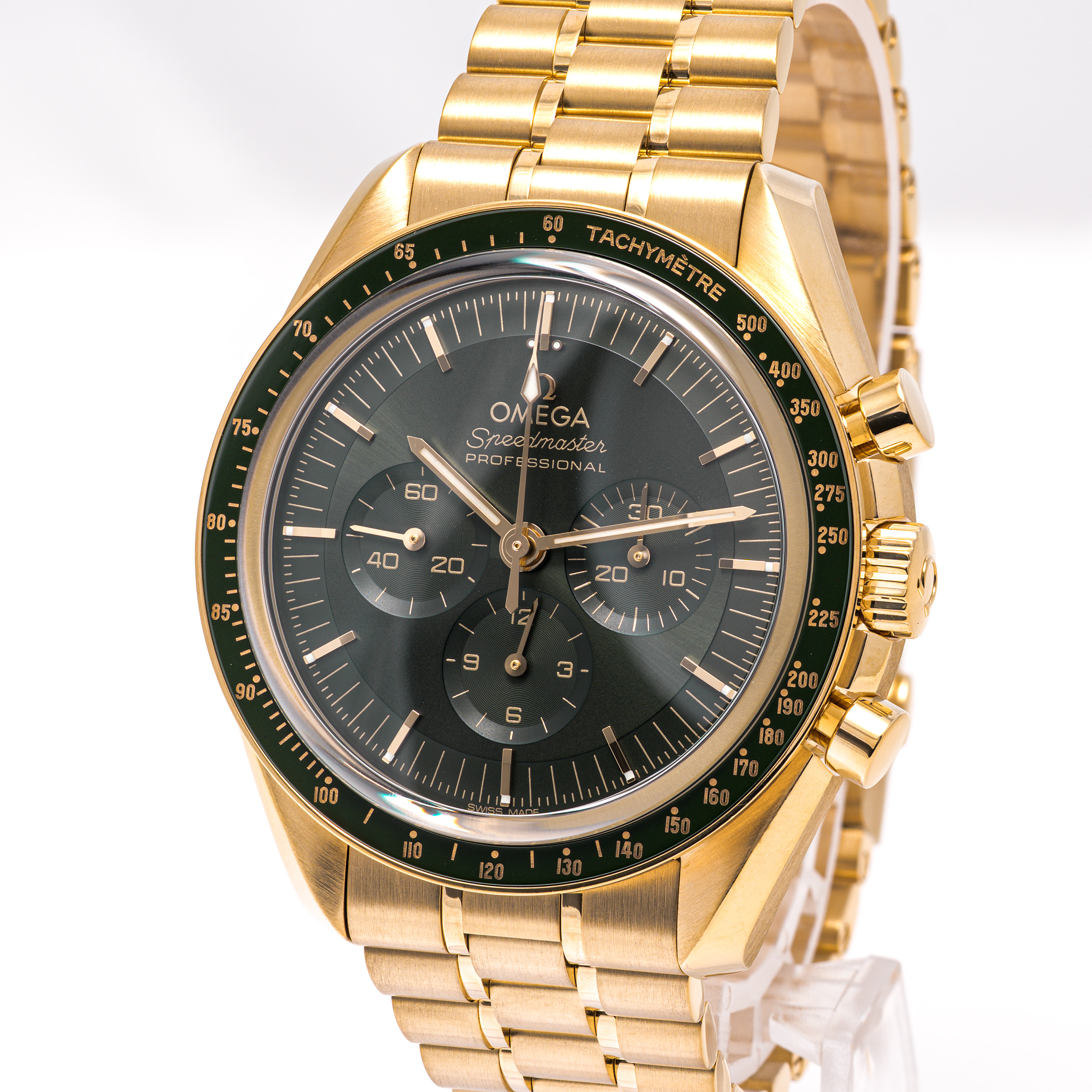 Speedmaster Moonwatch Gelbgold 42
