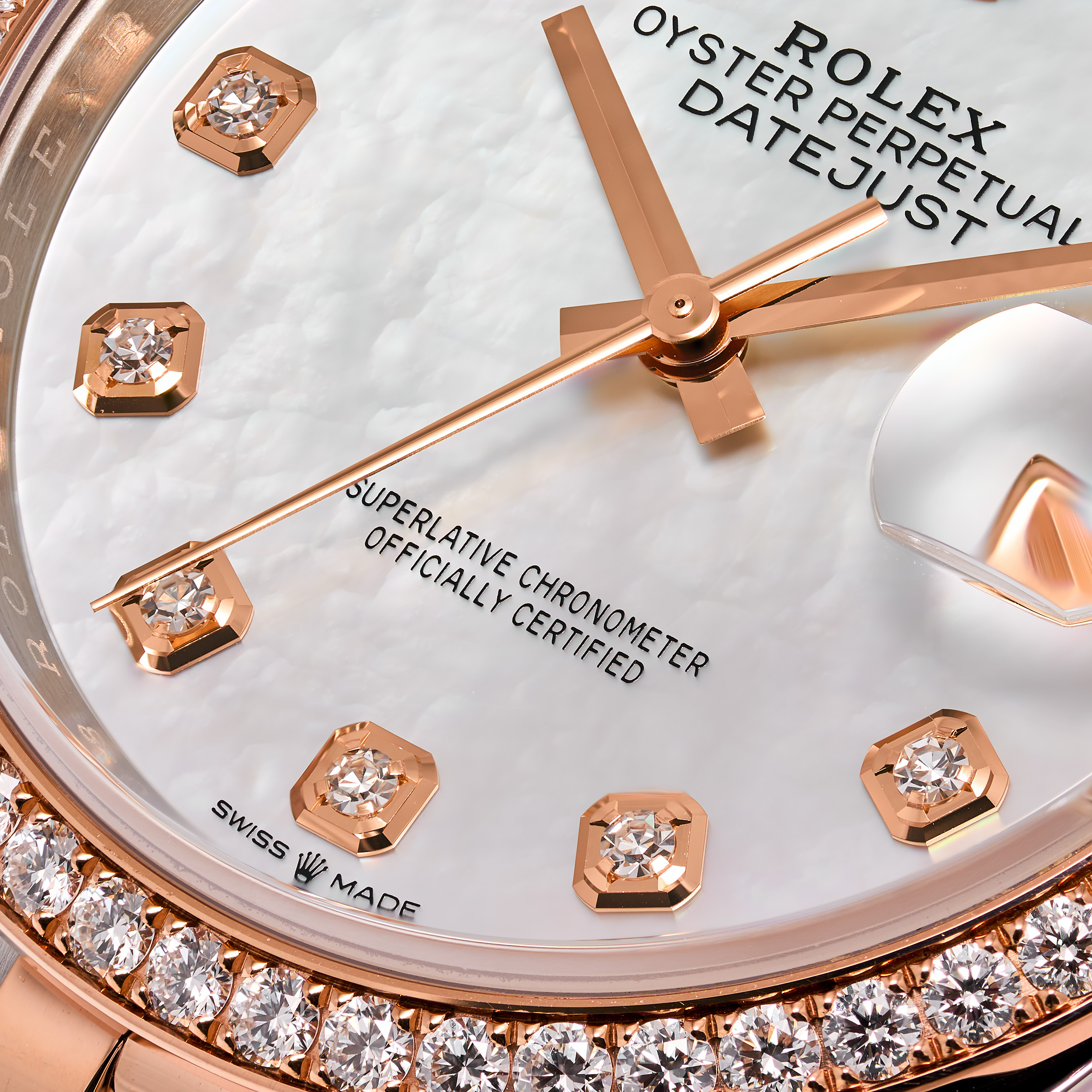 Datejust 36 Perlmutt – Original Diamanten