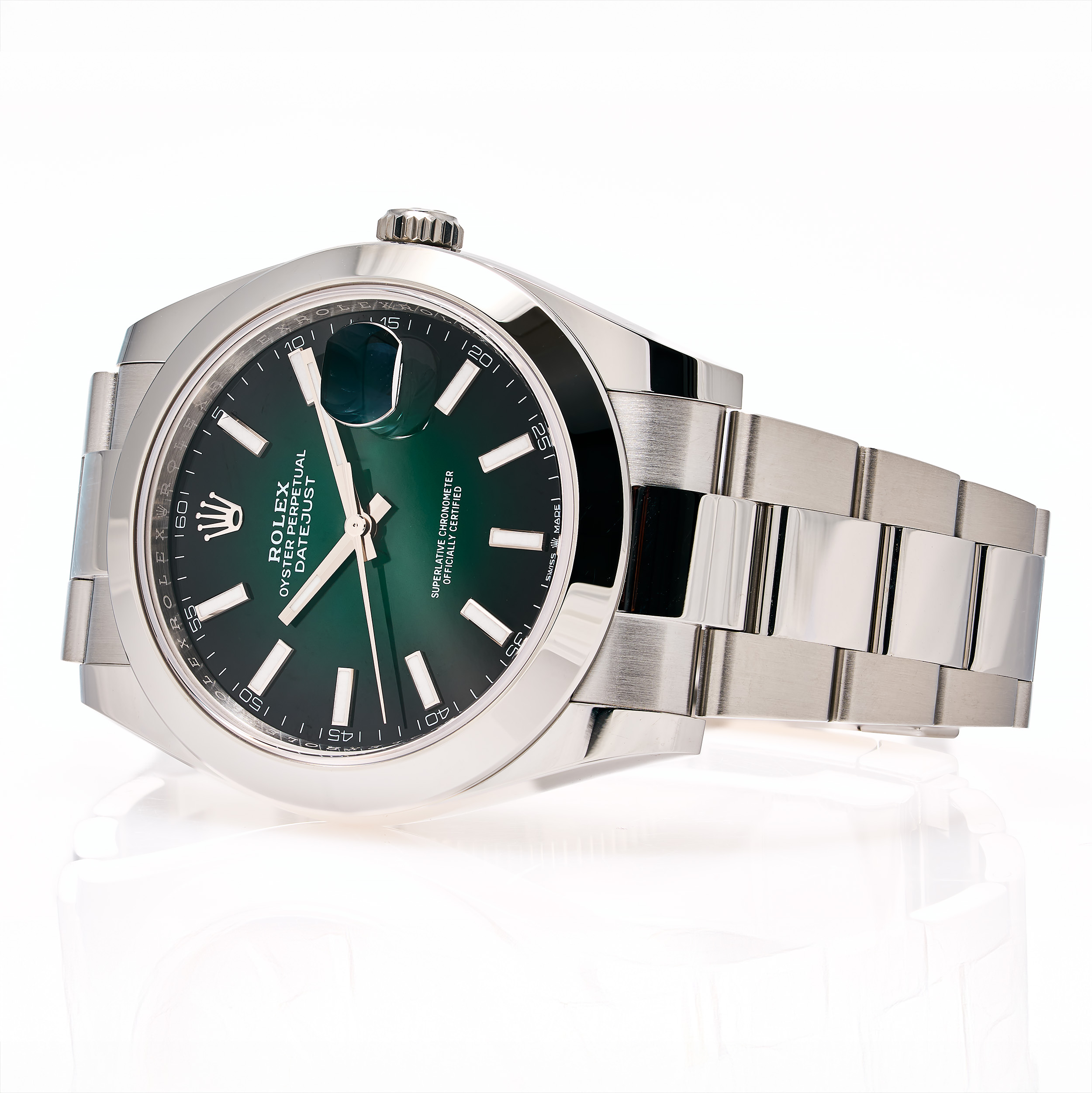 Datejust 41 Ombre Grün