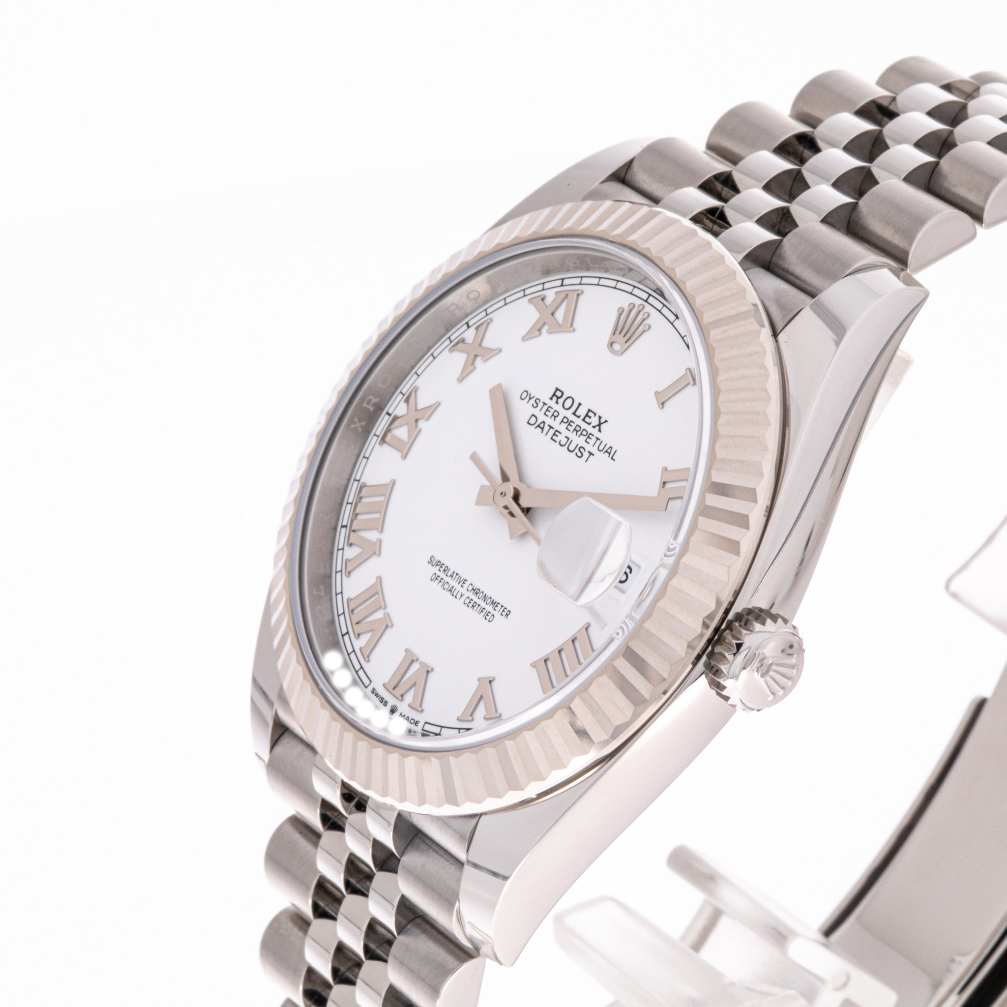 Datejust 41 Weiß Römisch Jubilee