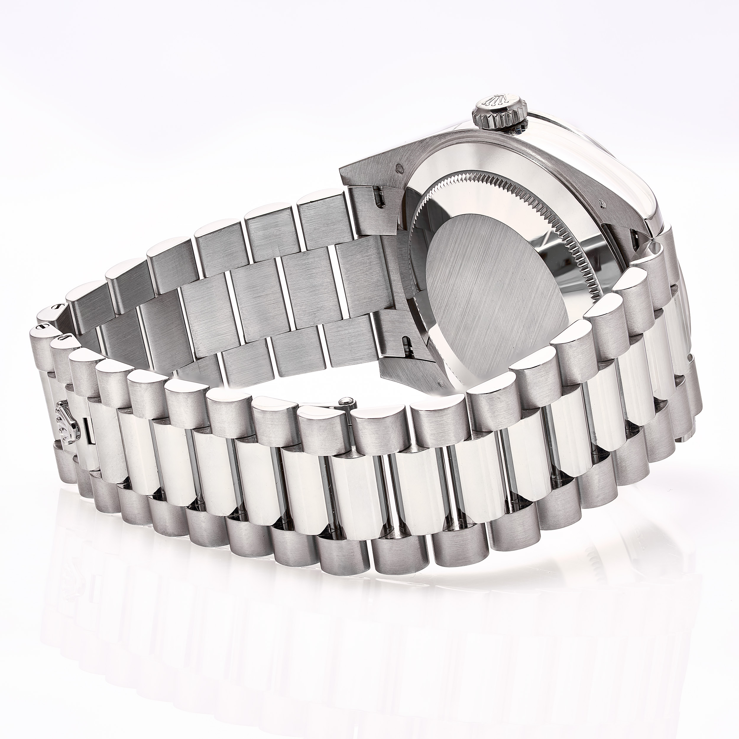 Day-Date 40 Weißgold Diamant Baguette