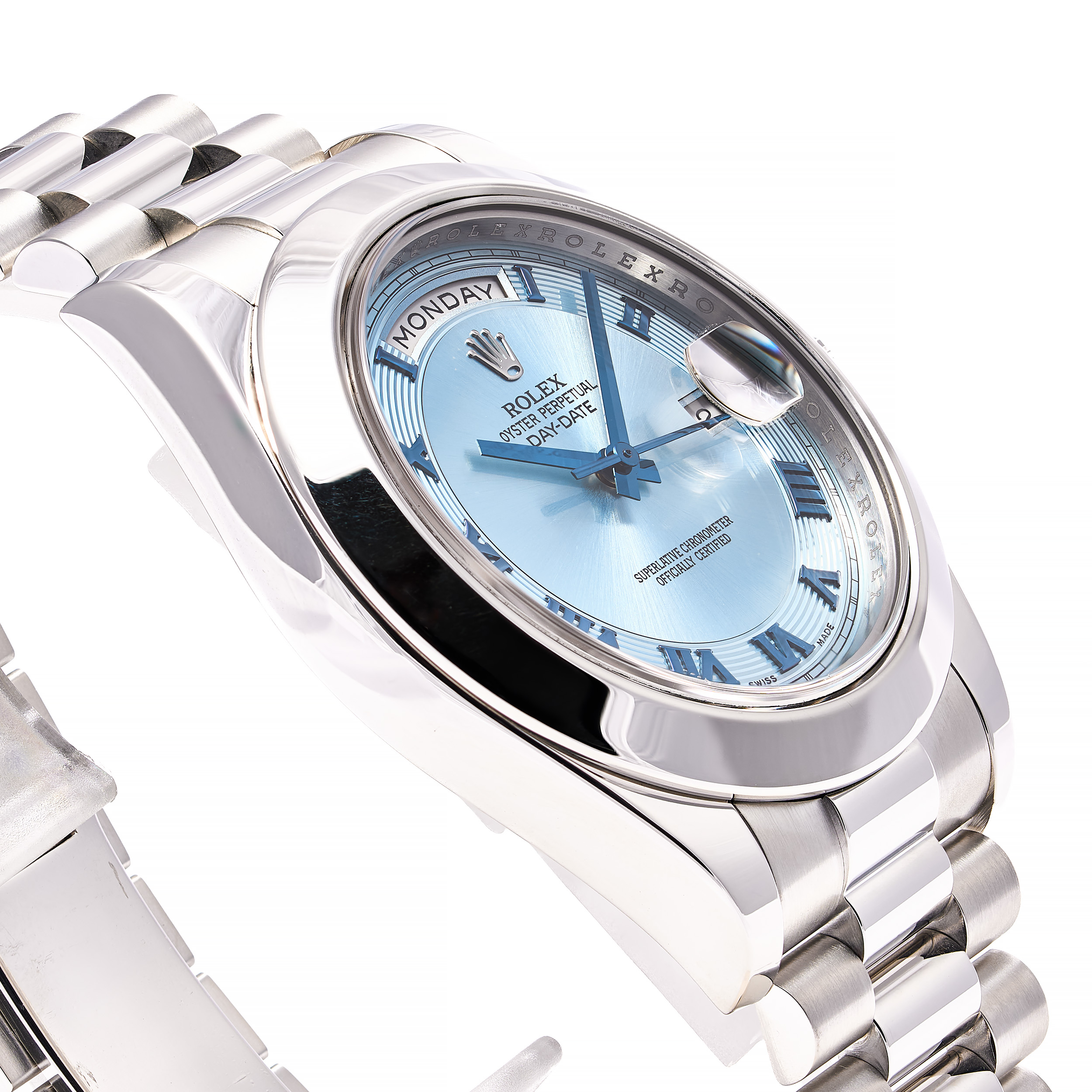 Day-Date II 41 Ice Blau