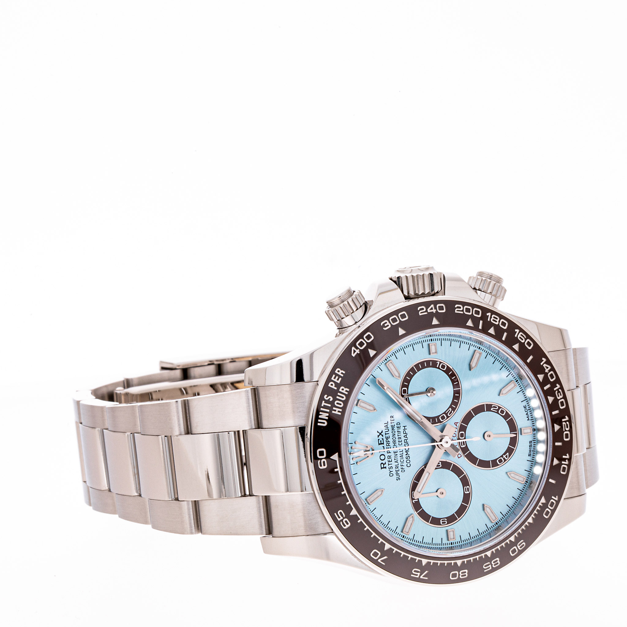Daytona Platin Ice Blau 40