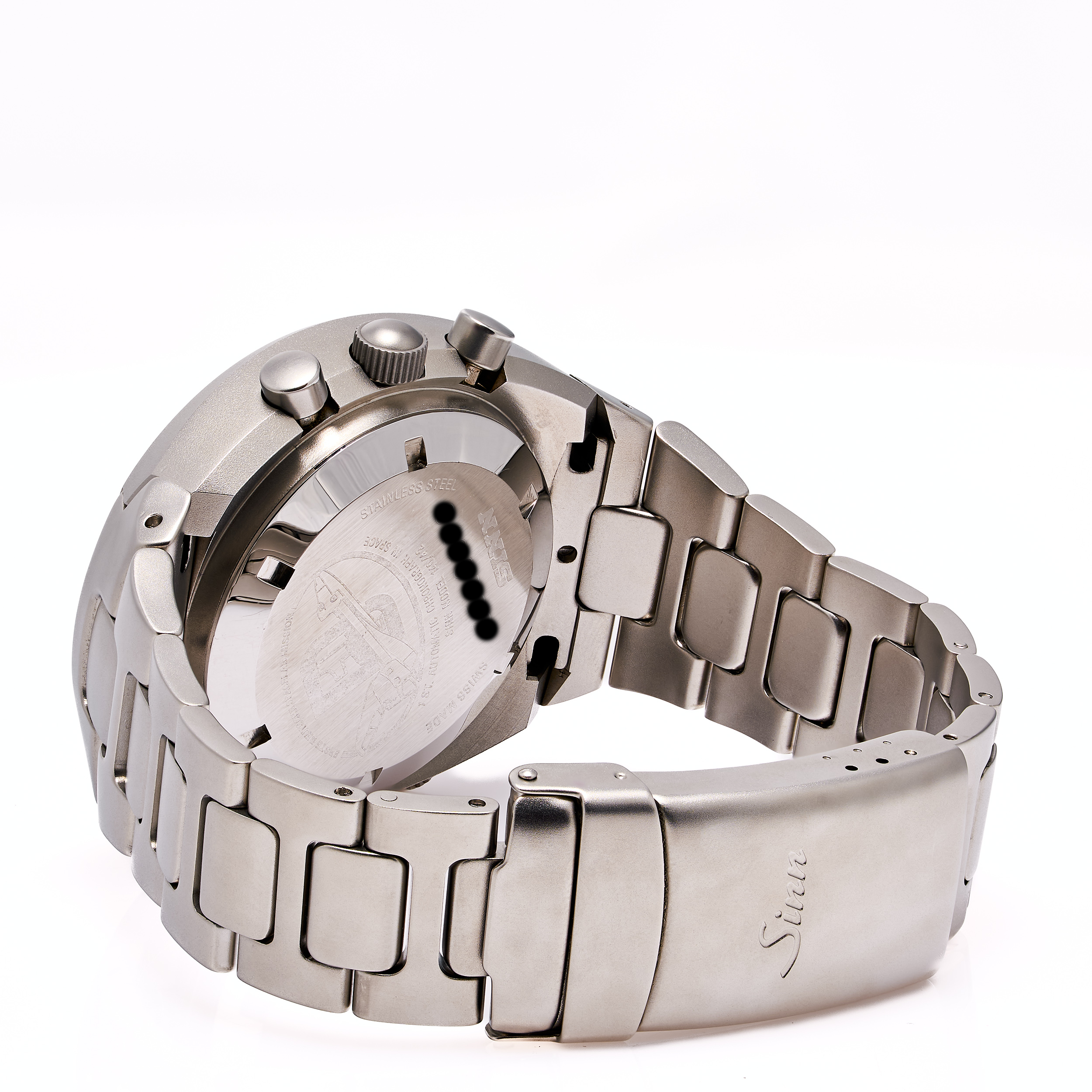 142 St II – Weltraum-Chronograph 44 Schwarz