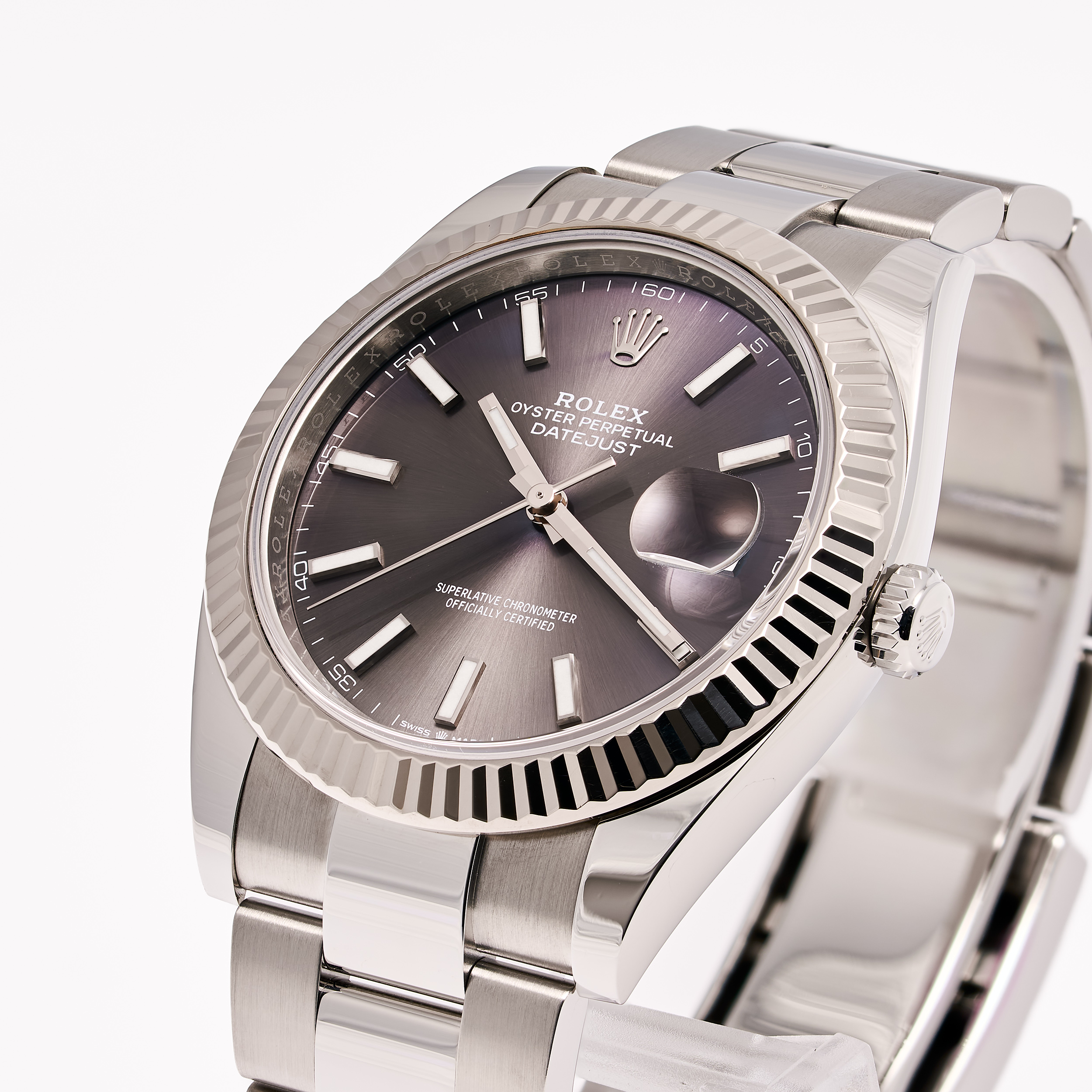 Datejust 41 Rhodium Oyster