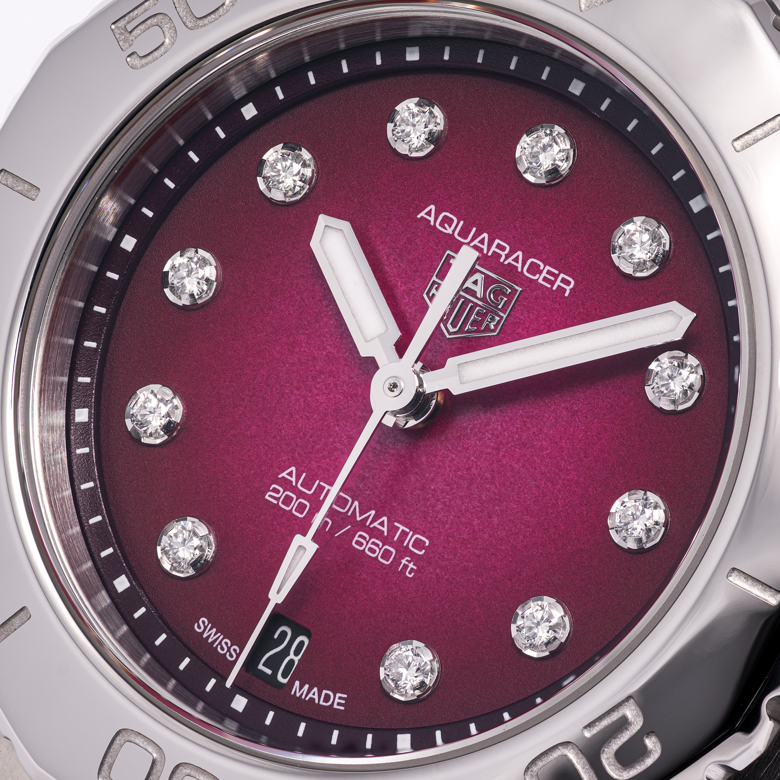Aquaracer 200 Pink 30 Diamant