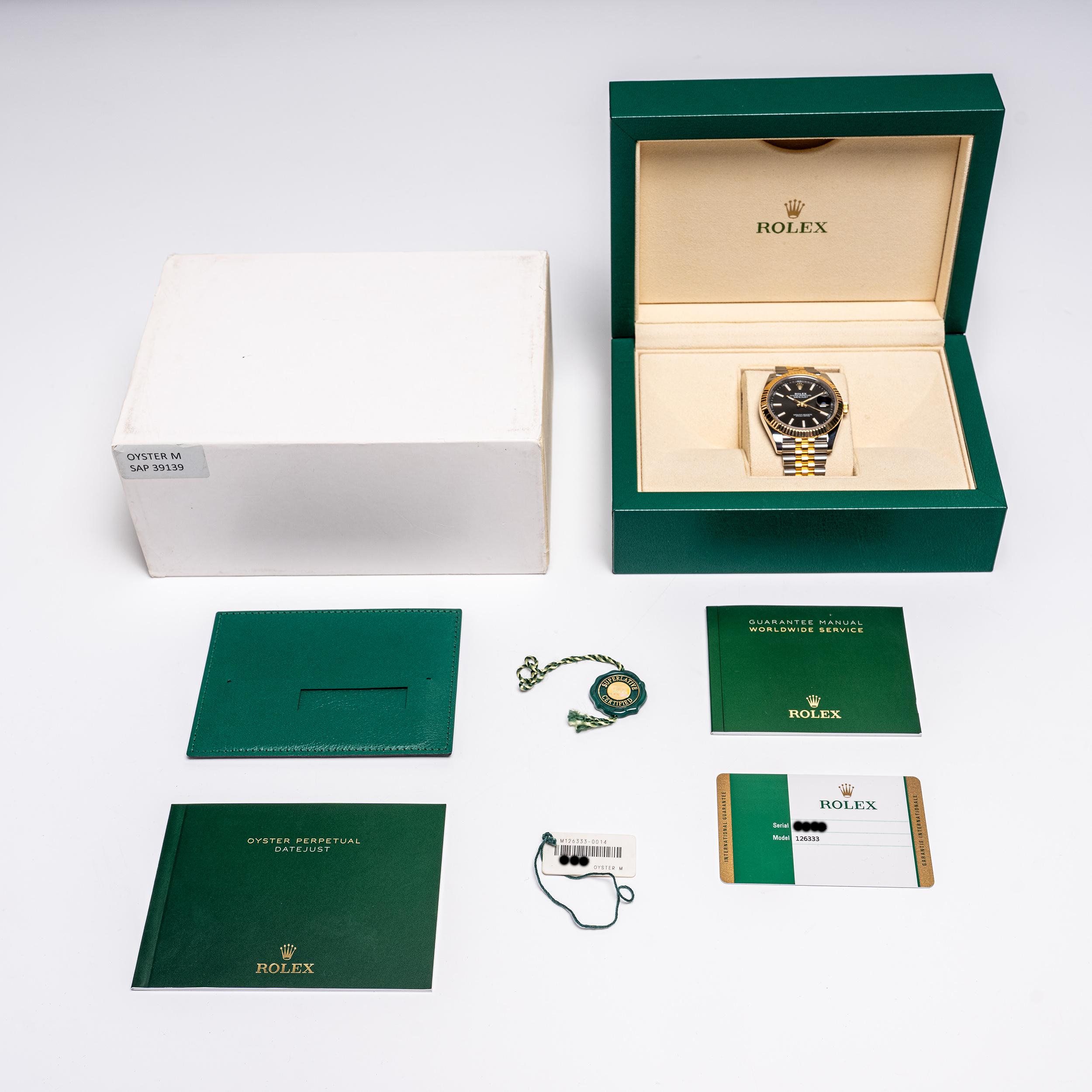 Datejust 41 Schwarz Stahl Gold
