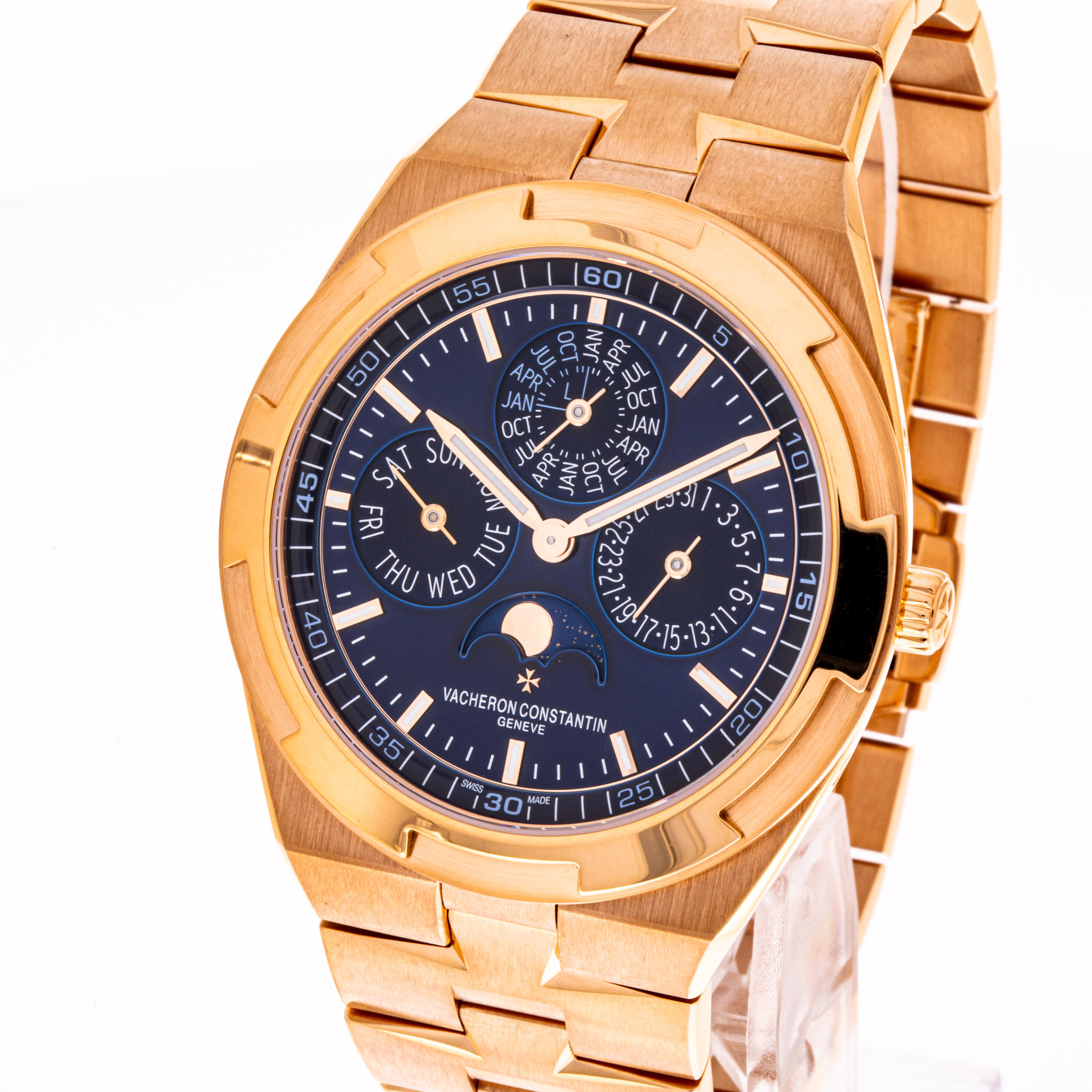 Overseas Perpetual Calendar Blau