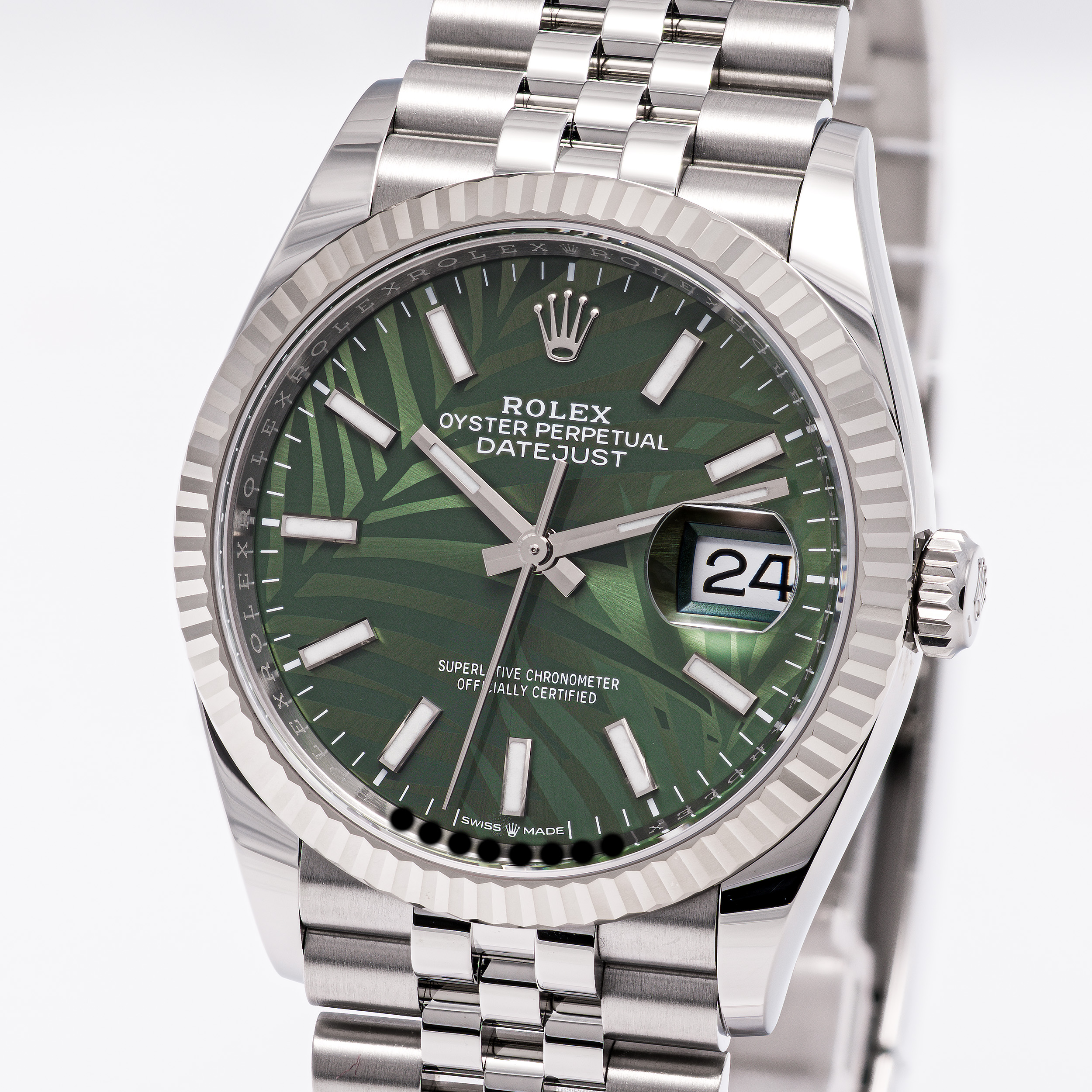 Datejust 36 Green Palm Jubilee