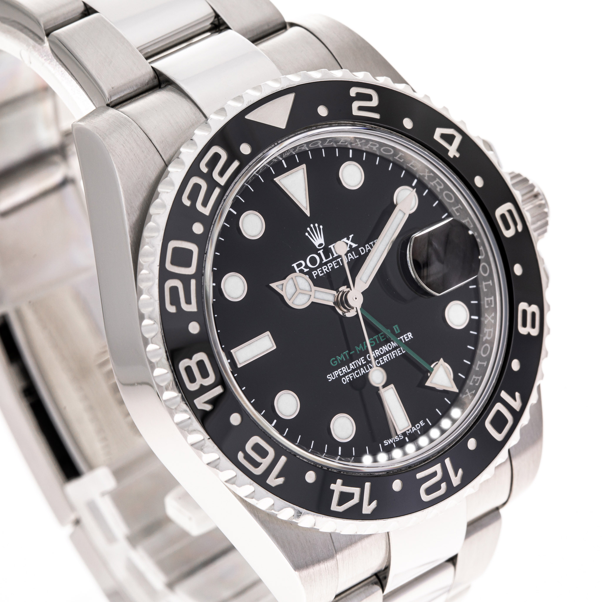 GMT-Master II Schwarz Stahl