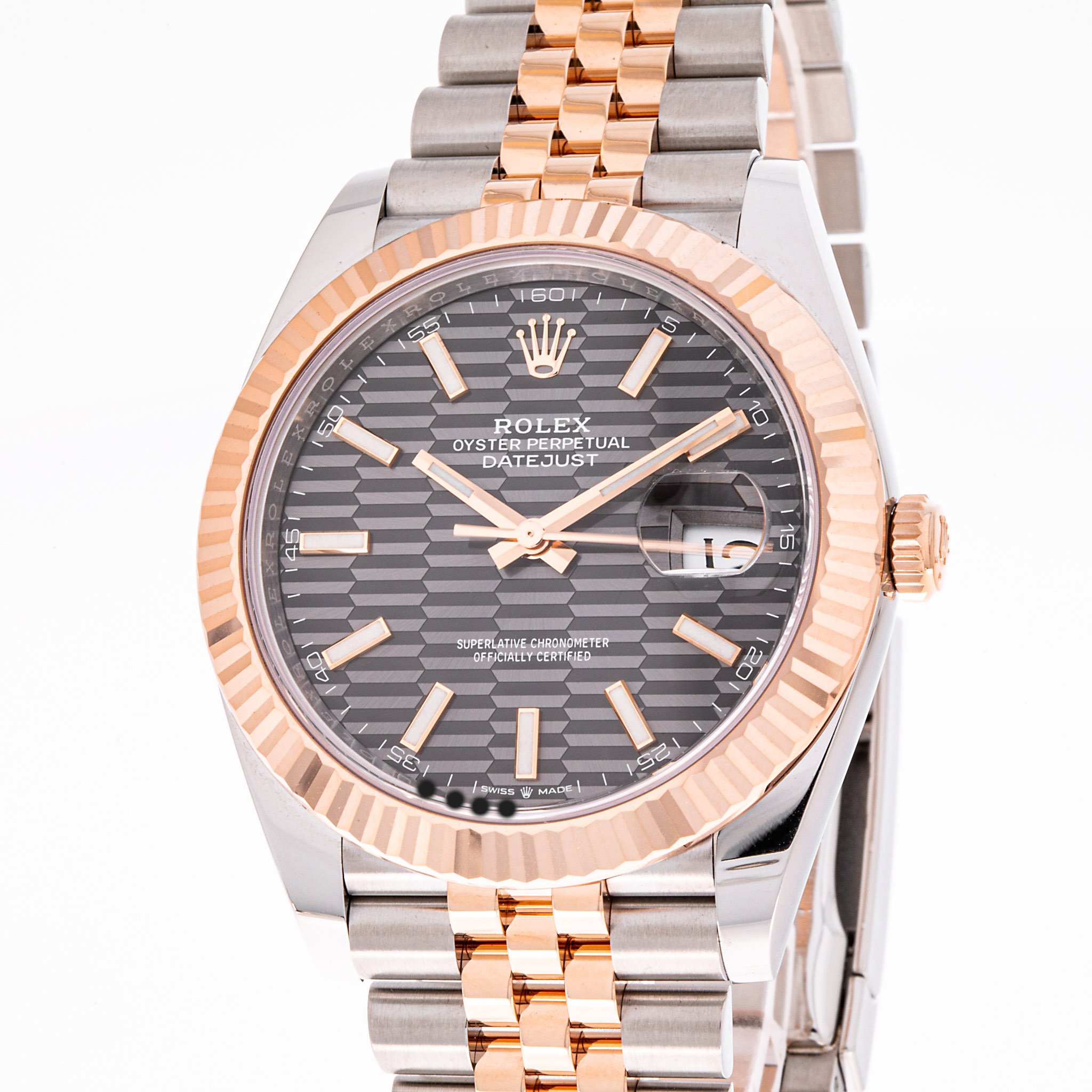Datejust 41 Grey Stahl Roségold Jubilee