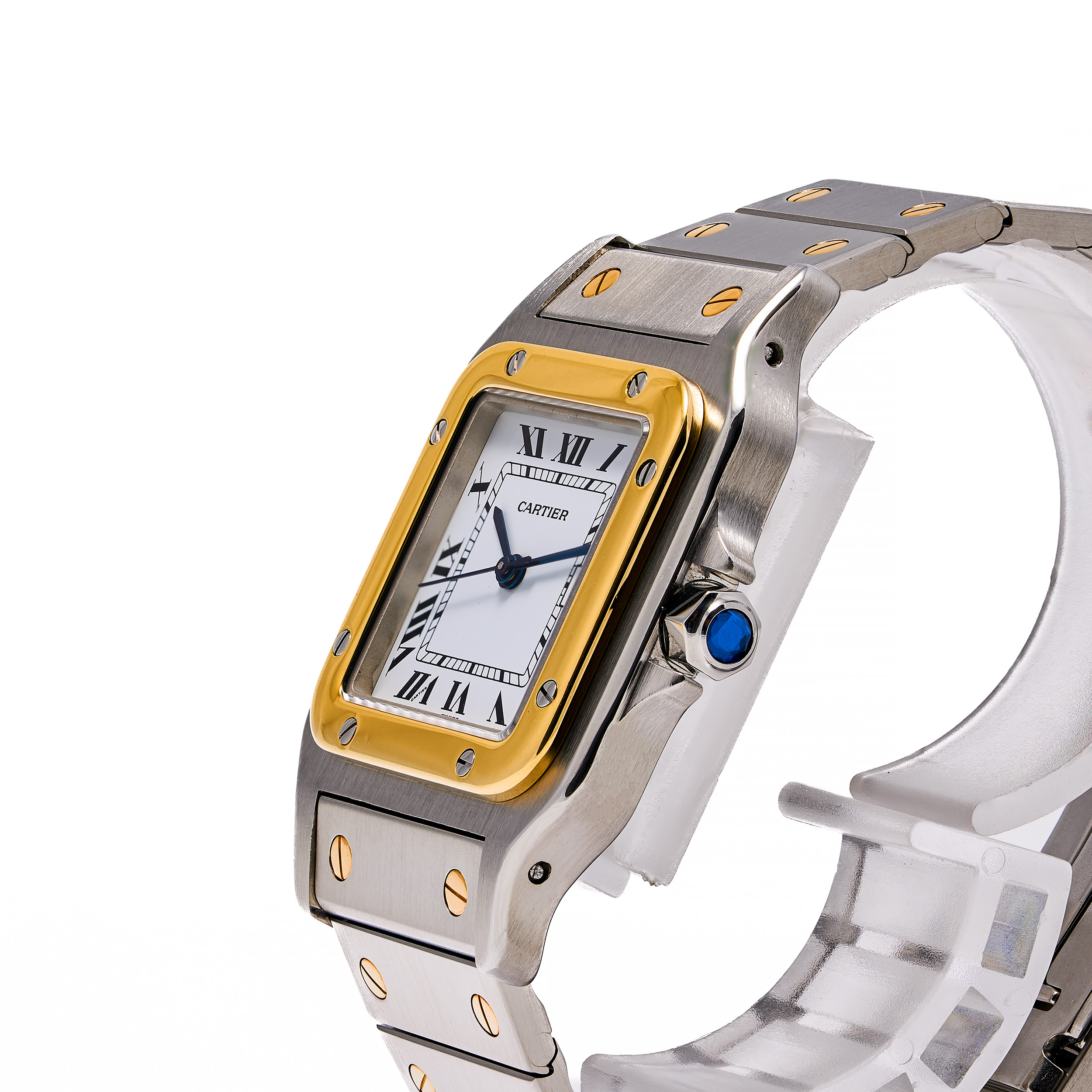 Santos Carree 29 Stahl/Gold